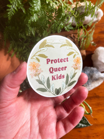 Protect Queer Children: LGBTQ Sticker