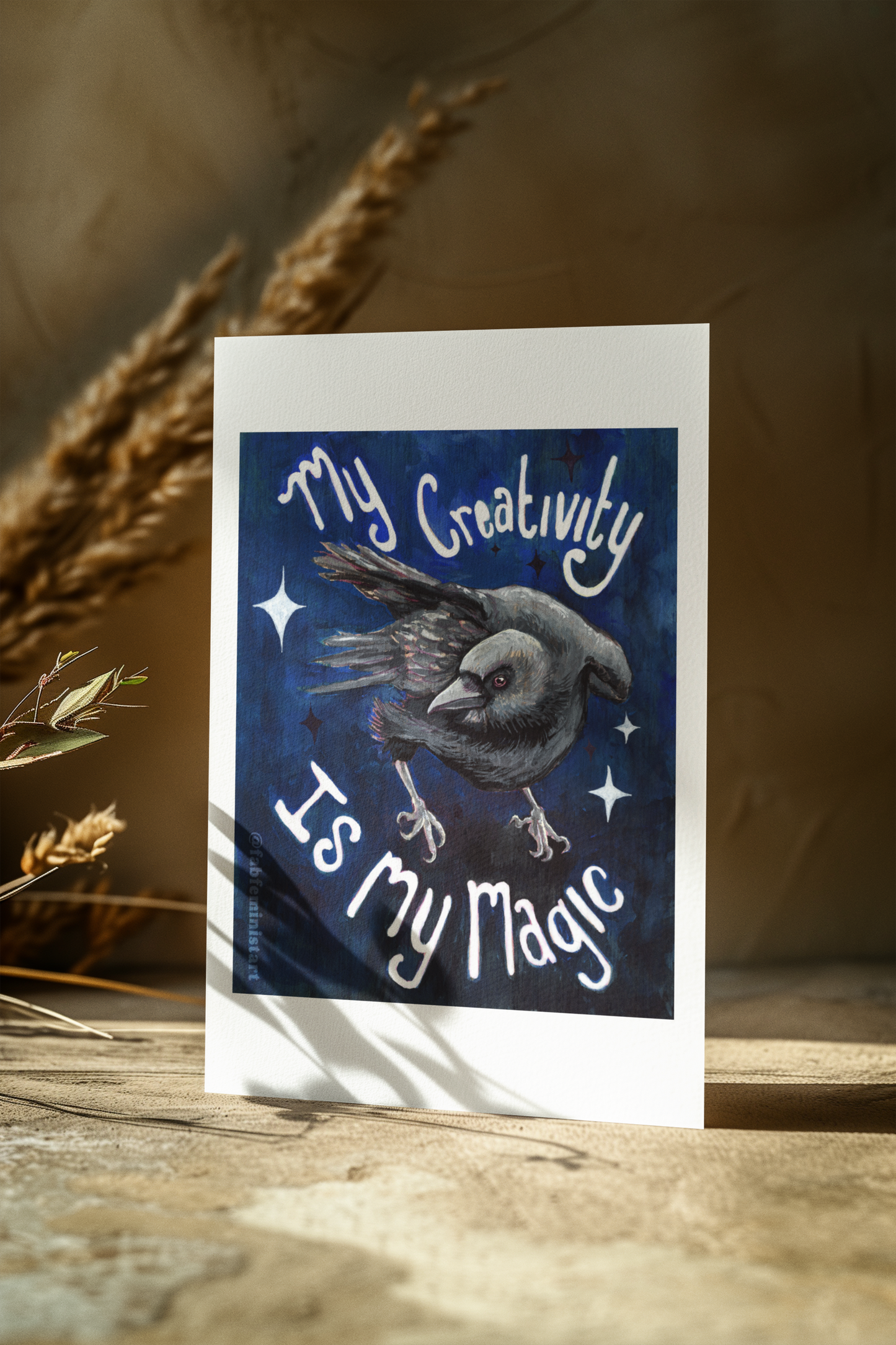My Creativity Is My Magic: Feminist Art Print