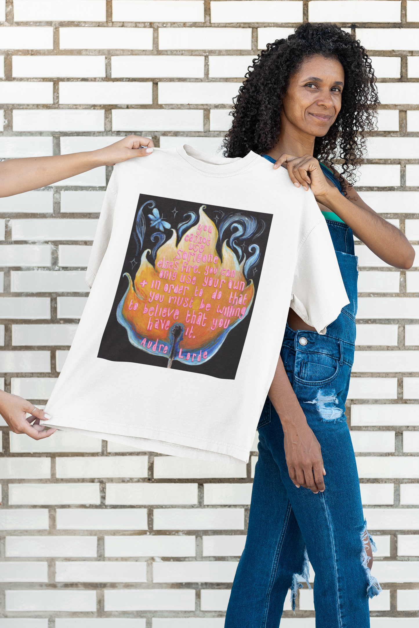 You cannot use someone else's fire, Audre Lorde: Feminist Shirt