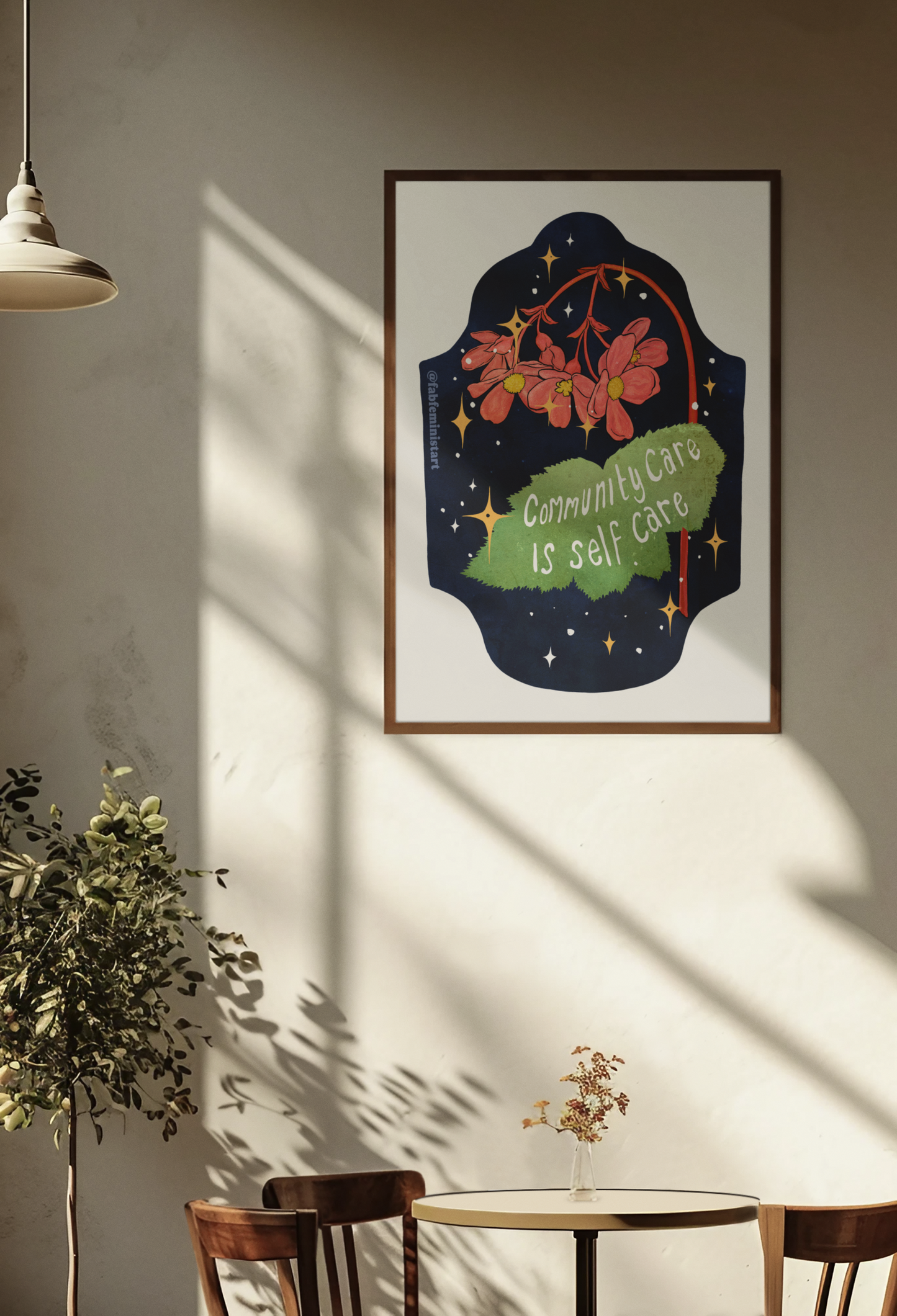 Community Care Is Self Care: Feminist Art Print