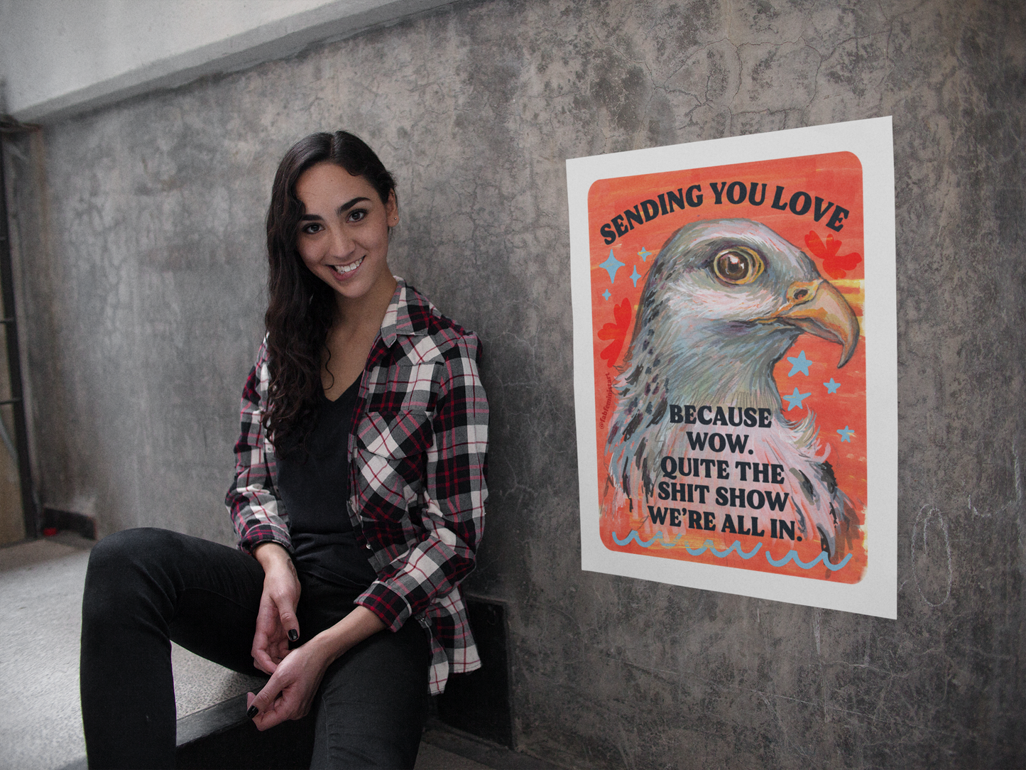 Sending you love because wow. Quite the shit show we're all in: Feminist print