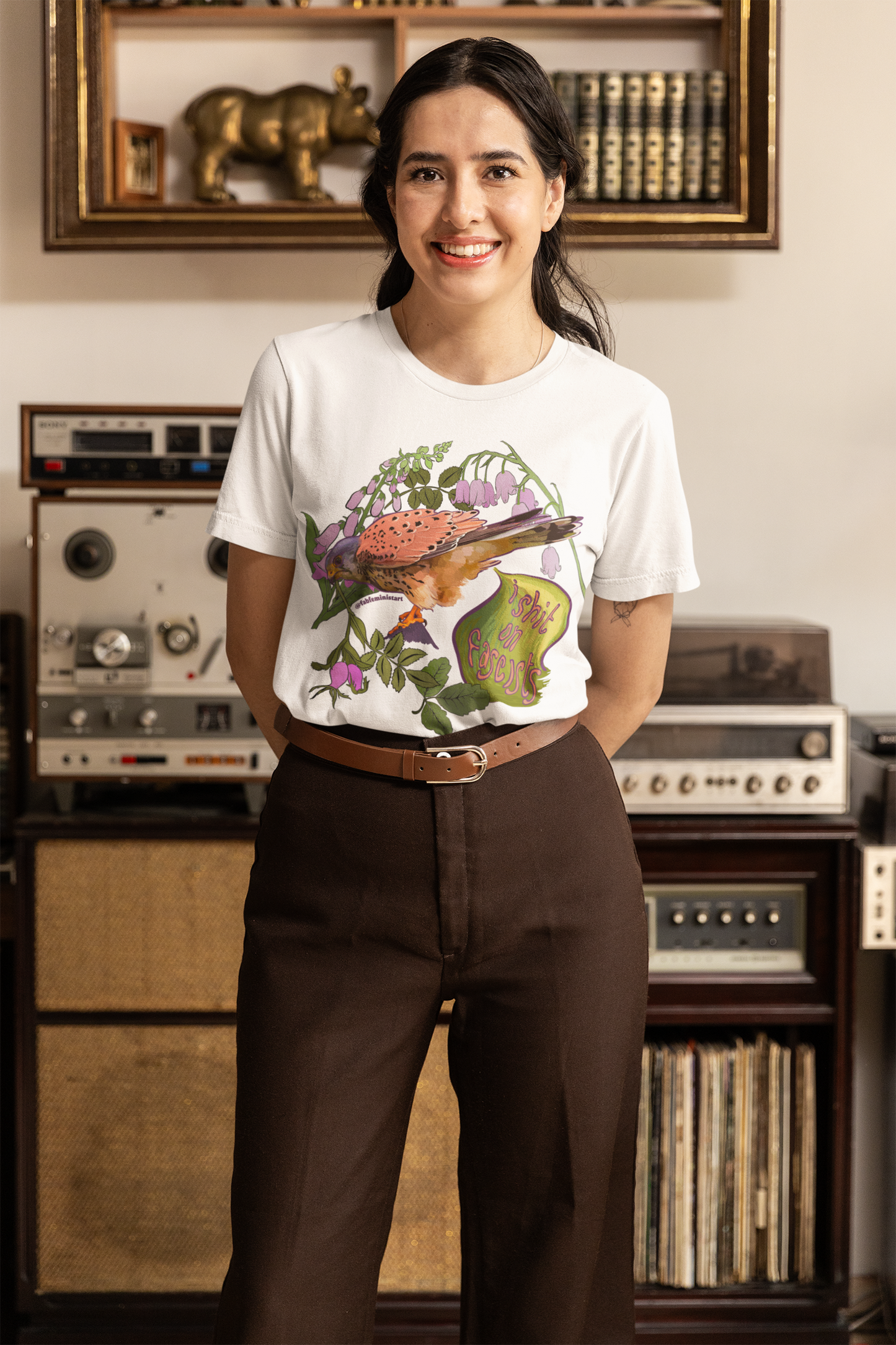 I Shit On Fascists: Feminist Shirt