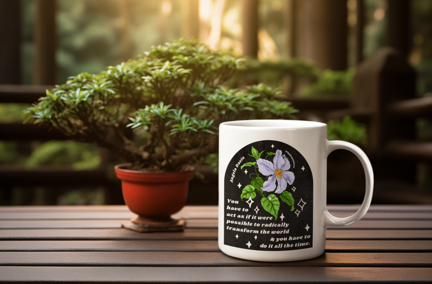 You have to act as if it were possible to radically transform the world, Angela Davis: Feminist Mug