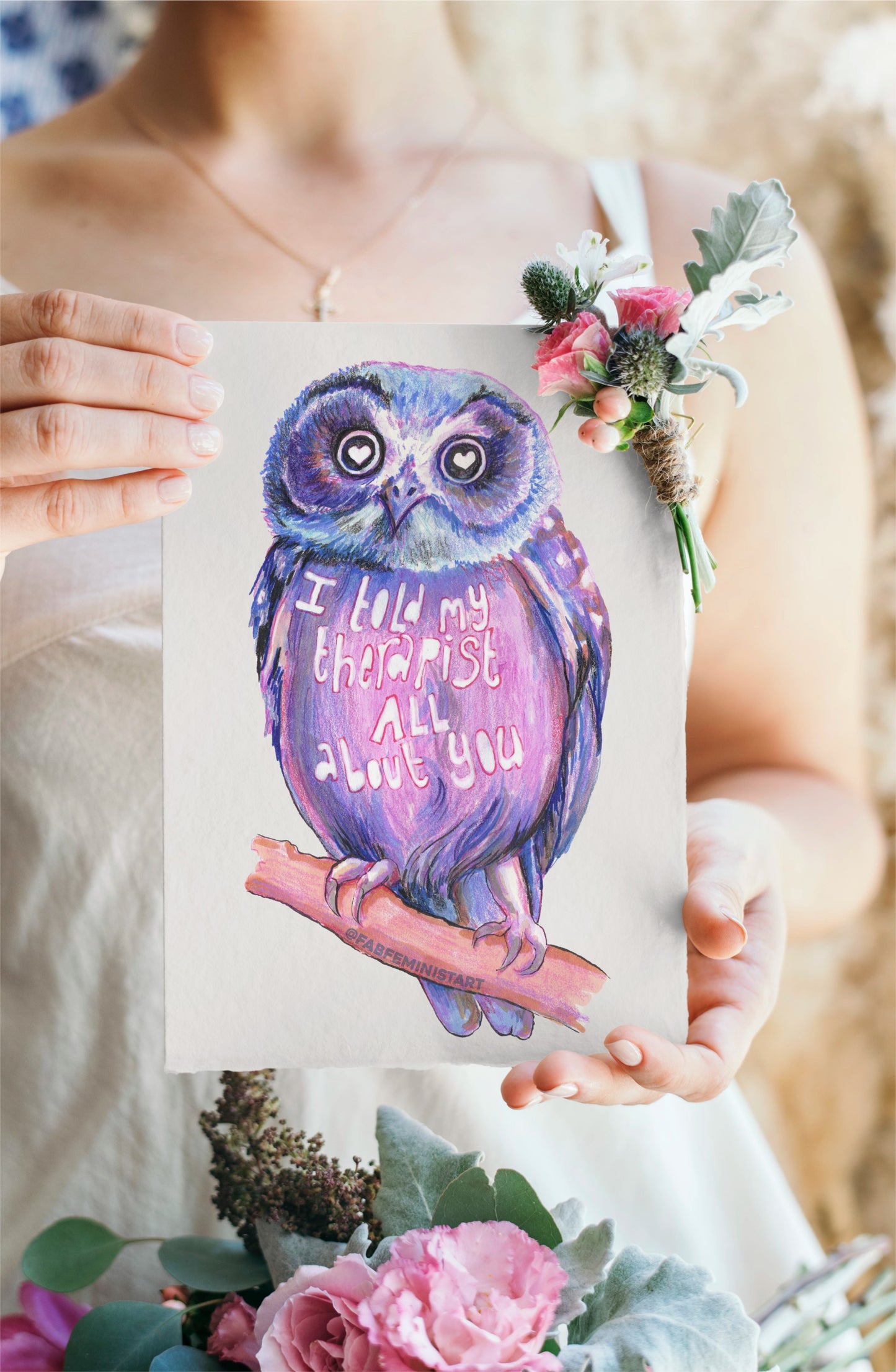 I Told My Therapist All About You: Mental Health Print