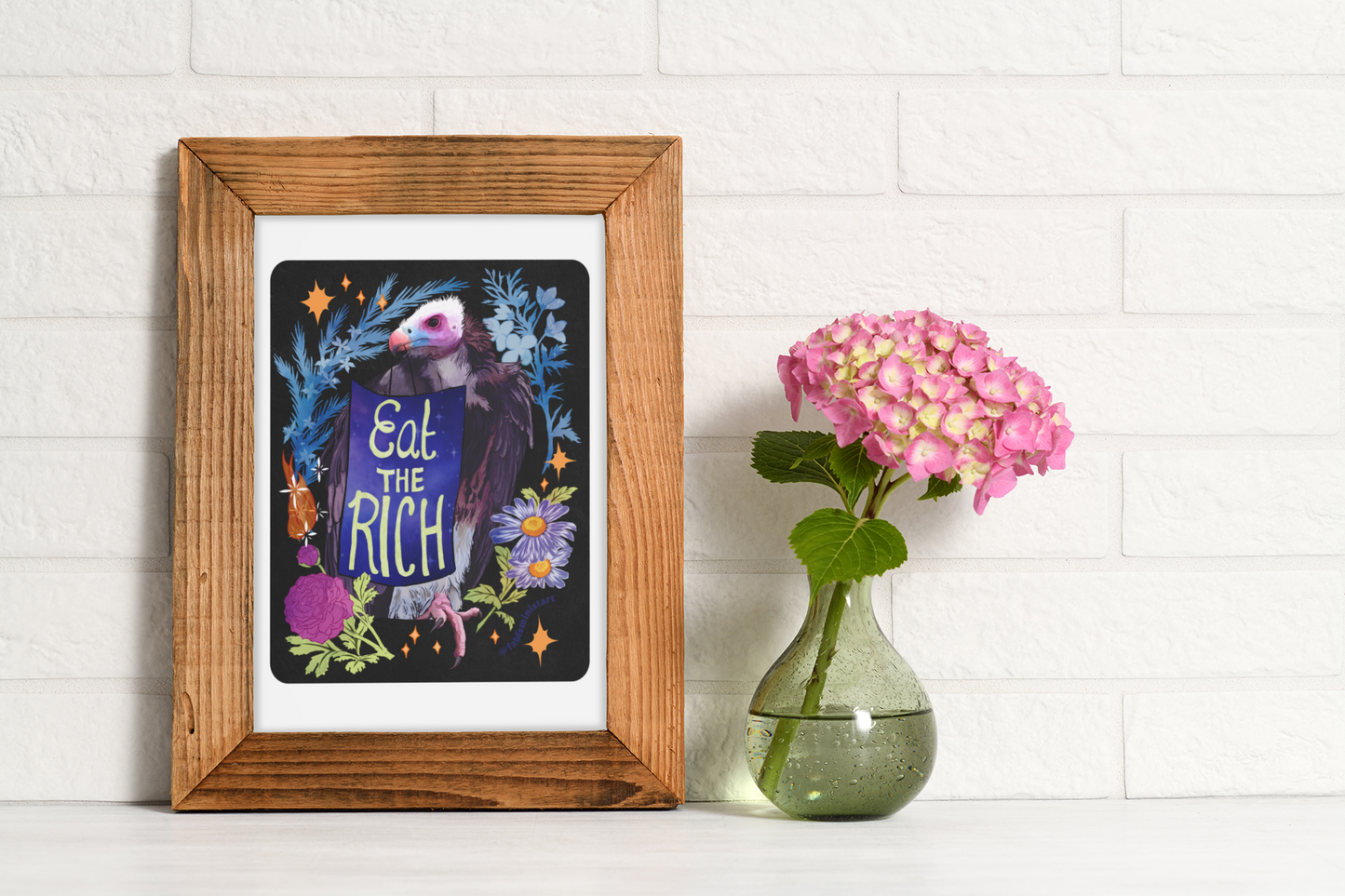 Eat The Rich: Feminist Art Print