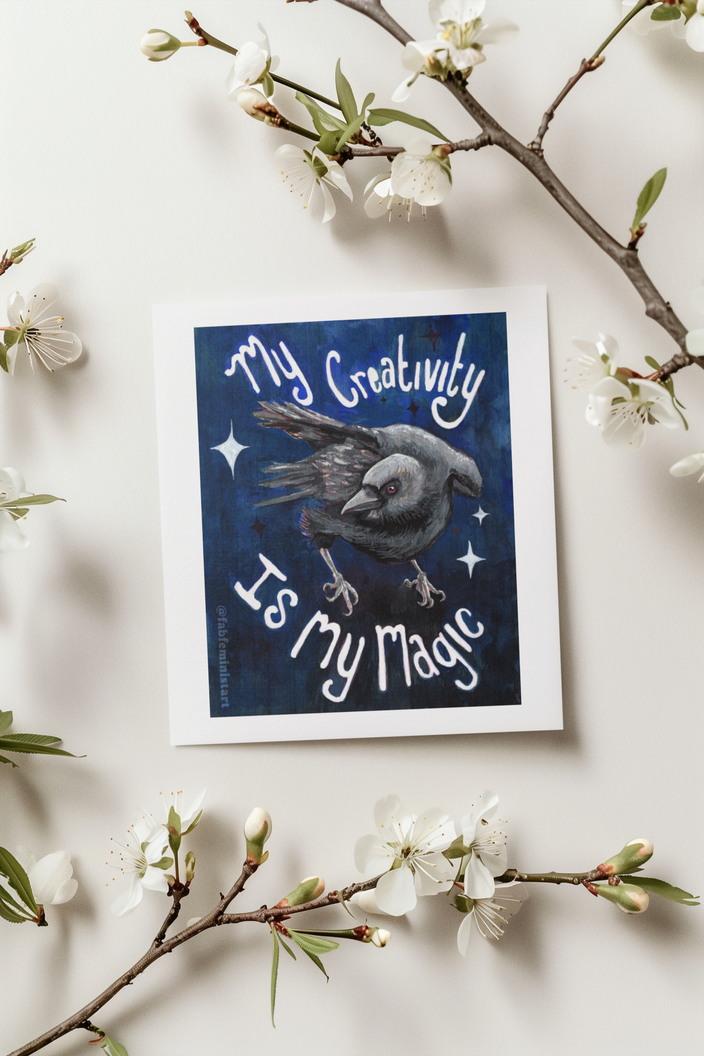 My Creativity Is My Magic: Feminist Art Print