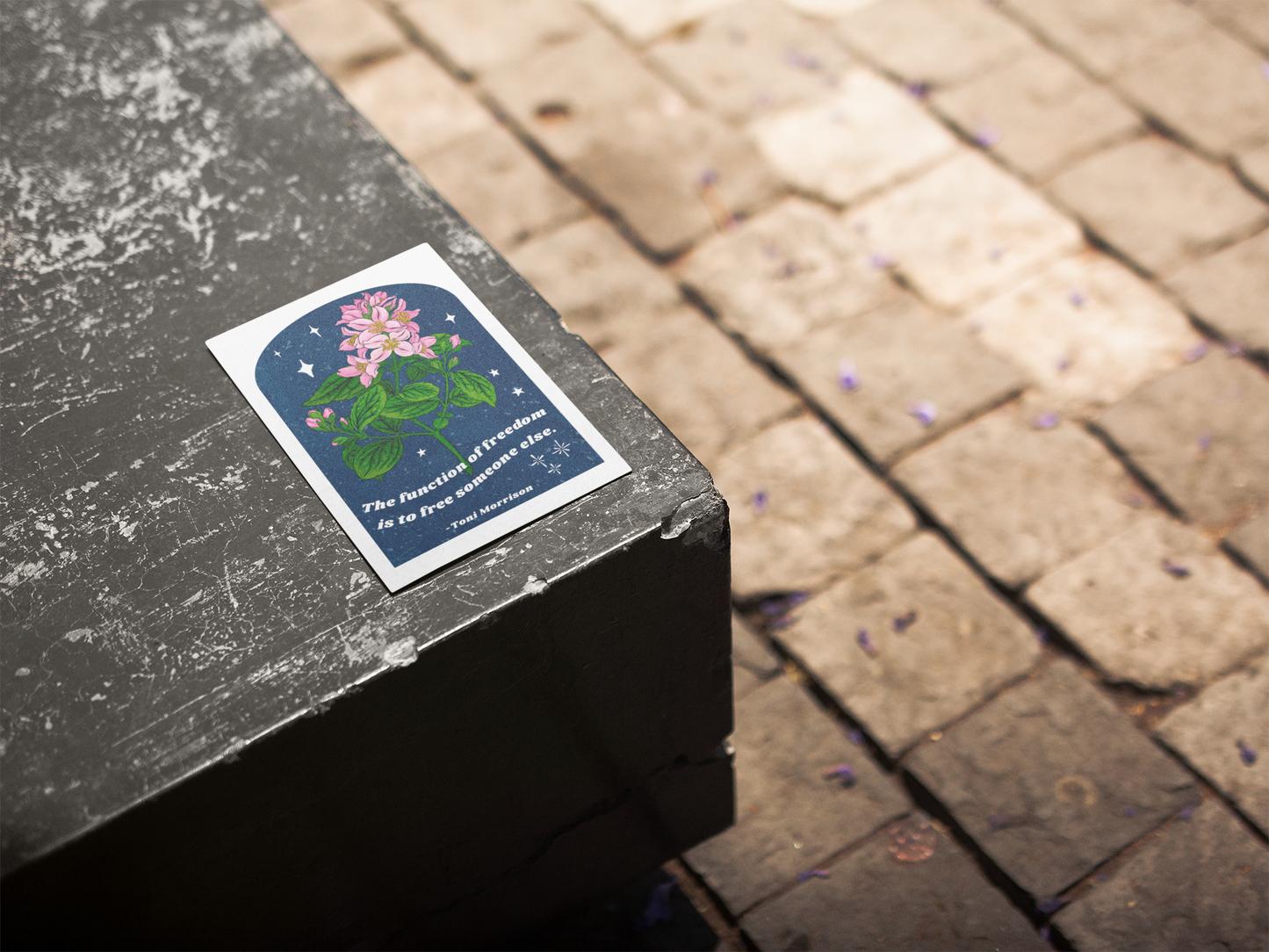 The function of freedom is to free someone else, Toni Morrison: Feminist Art Print