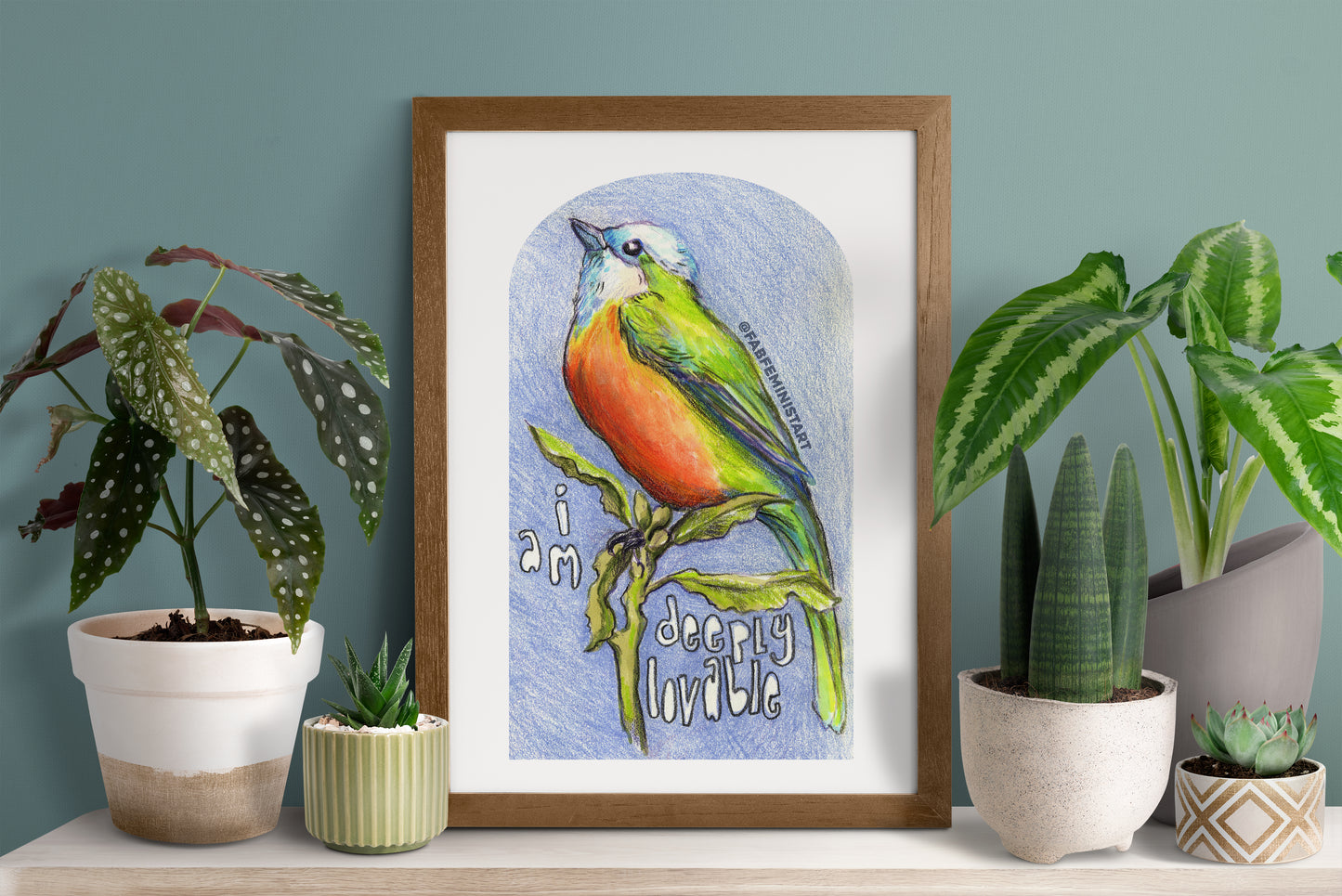 I Am Deeply Lovable: Mental Health Poster