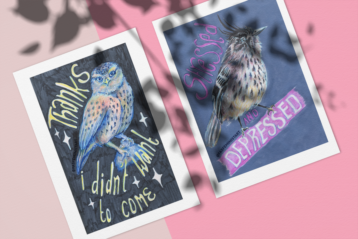 Thanks I Didn't Want To Come: Mental Health Art Print