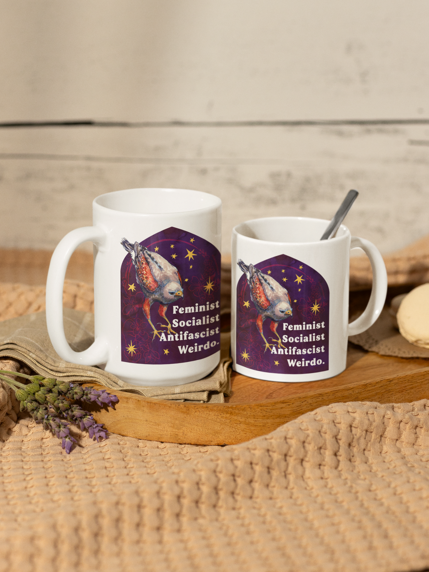 Feminist Socialist Antifascist Weirdo: feminist mug