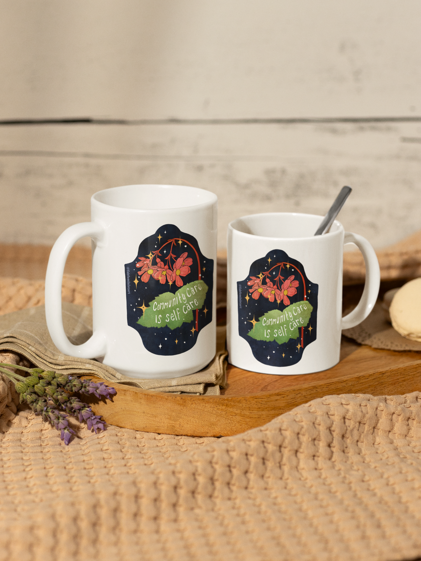 Community care is self care: Feminist mug
