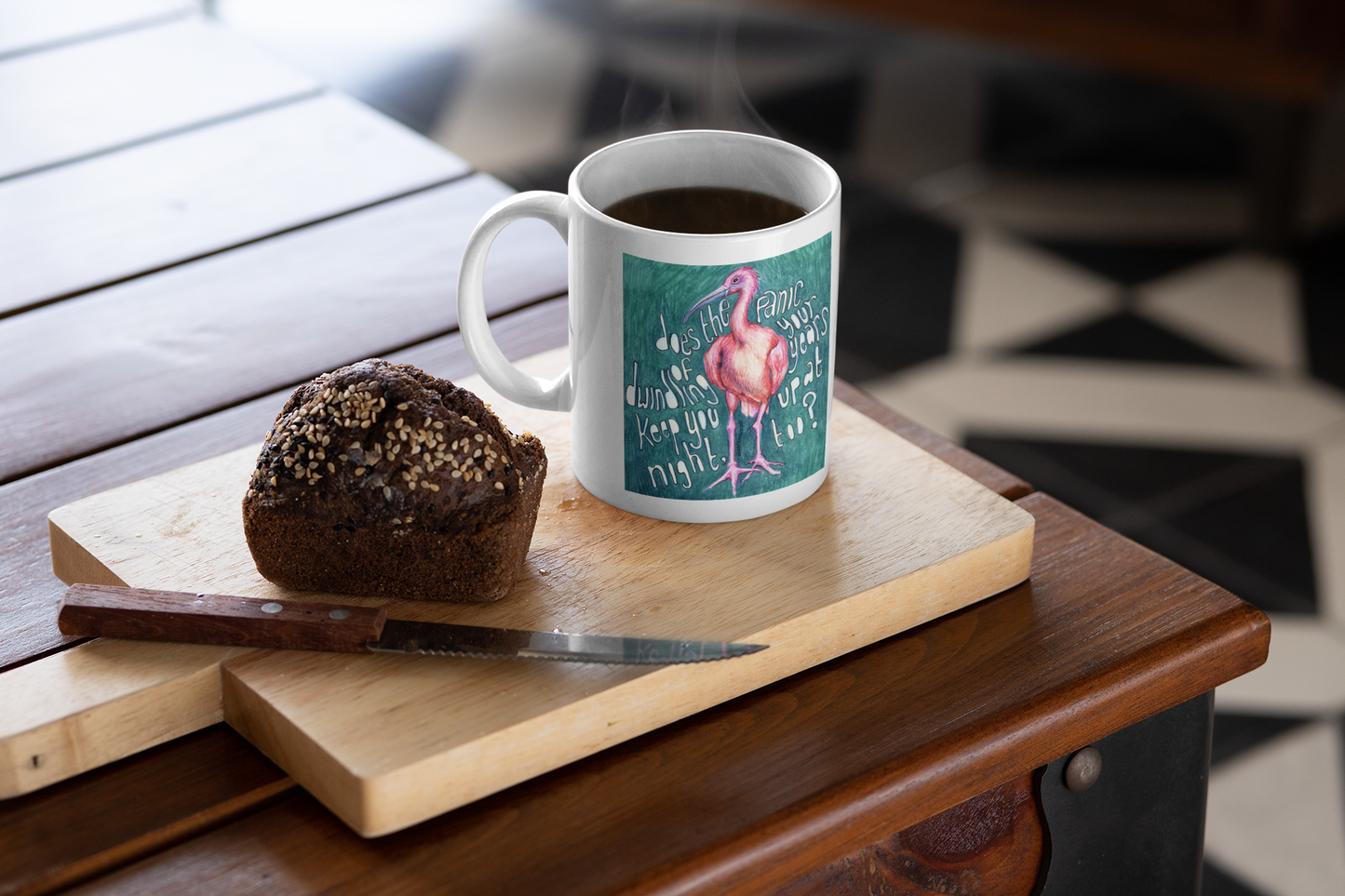 Does The Panic Of Your Dwindling Years Keep You Up At Night Too: Feminist Mug