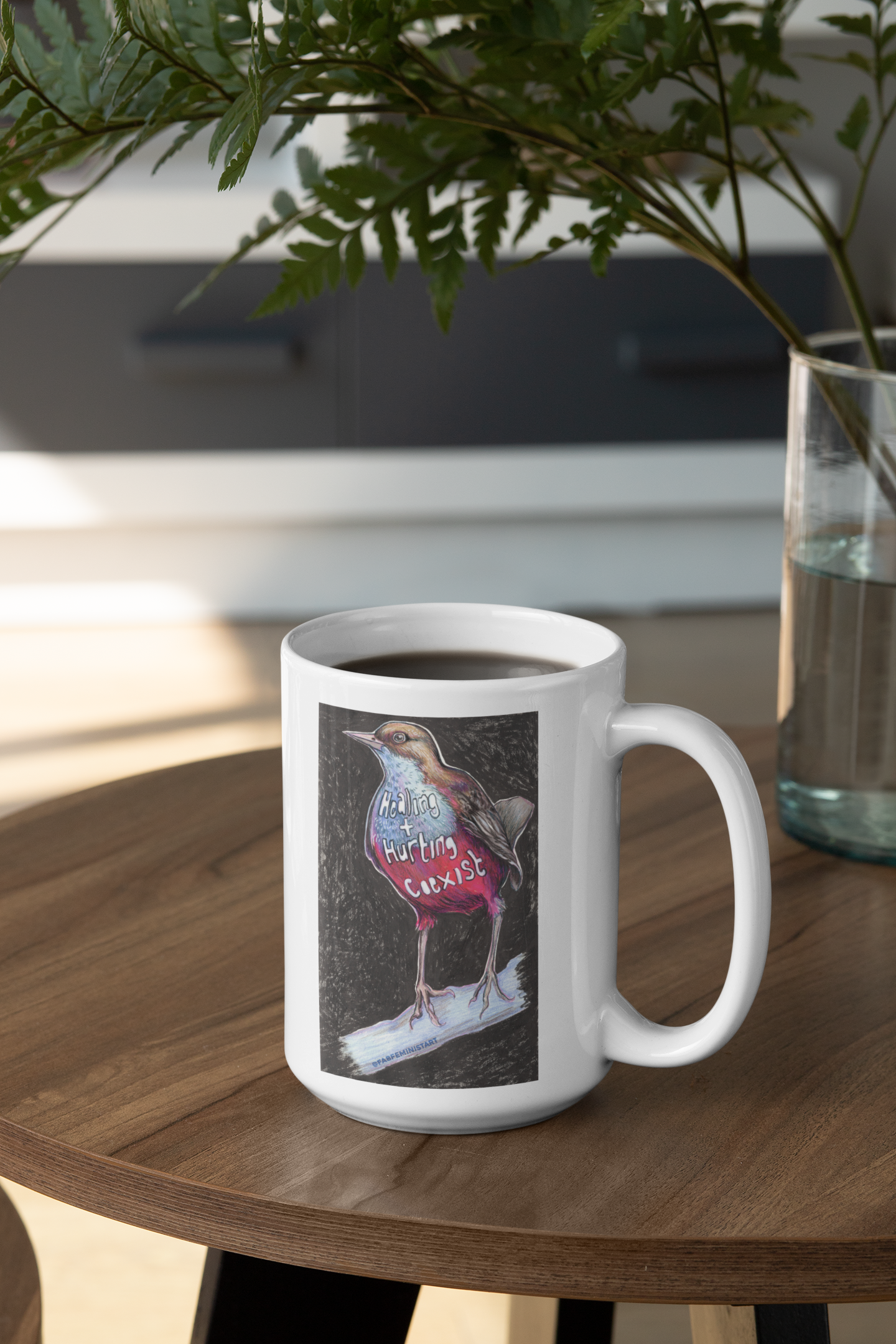 Healing And Hurting Coexist: Mental Health Mug