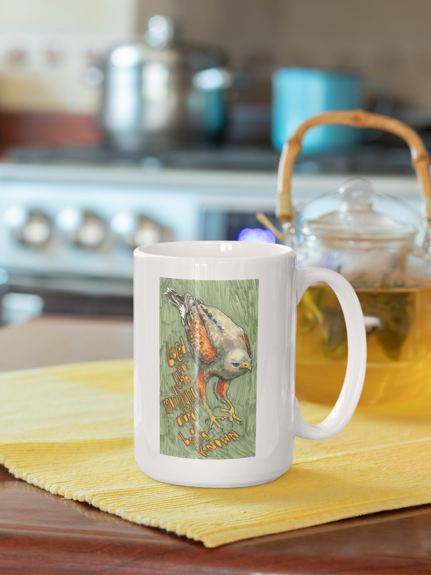 Braced For The Mortifying Ordeal Of Being Known: Mental Health Mug