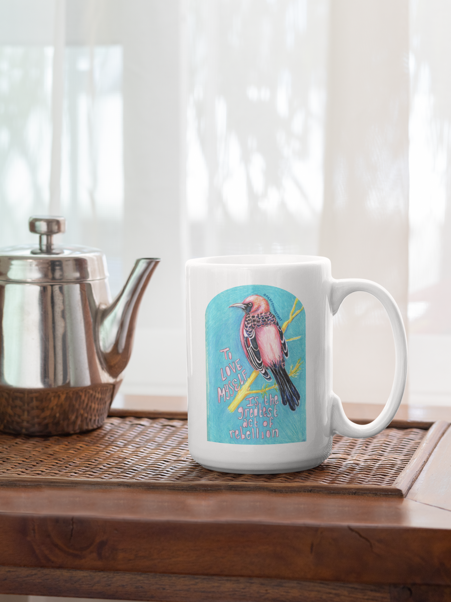 To Love Myself Is The Greatest Act Of Rebellion: Feminist Mug