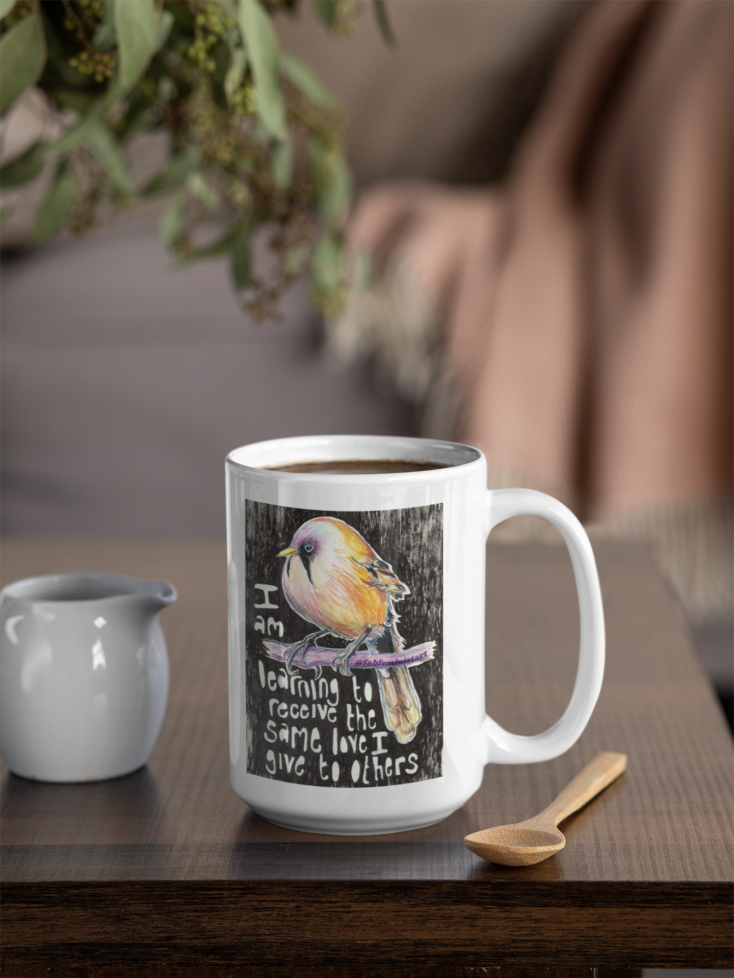 I Am Learning To Receive The Same Love I Give To Others: Mental Health Mug