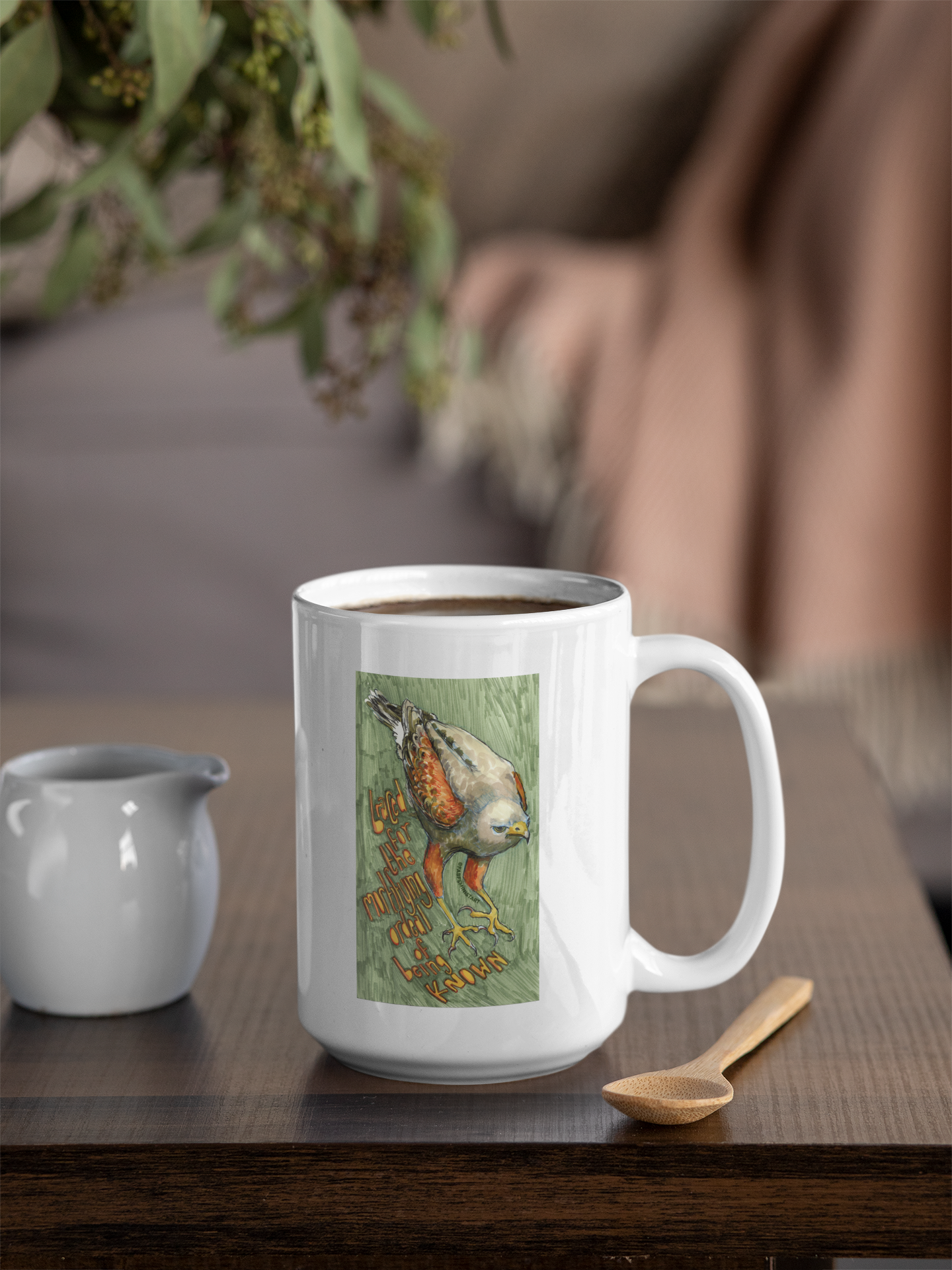 Braced For The Mortifying Ordeal Of Being Known: Mental Health Mug