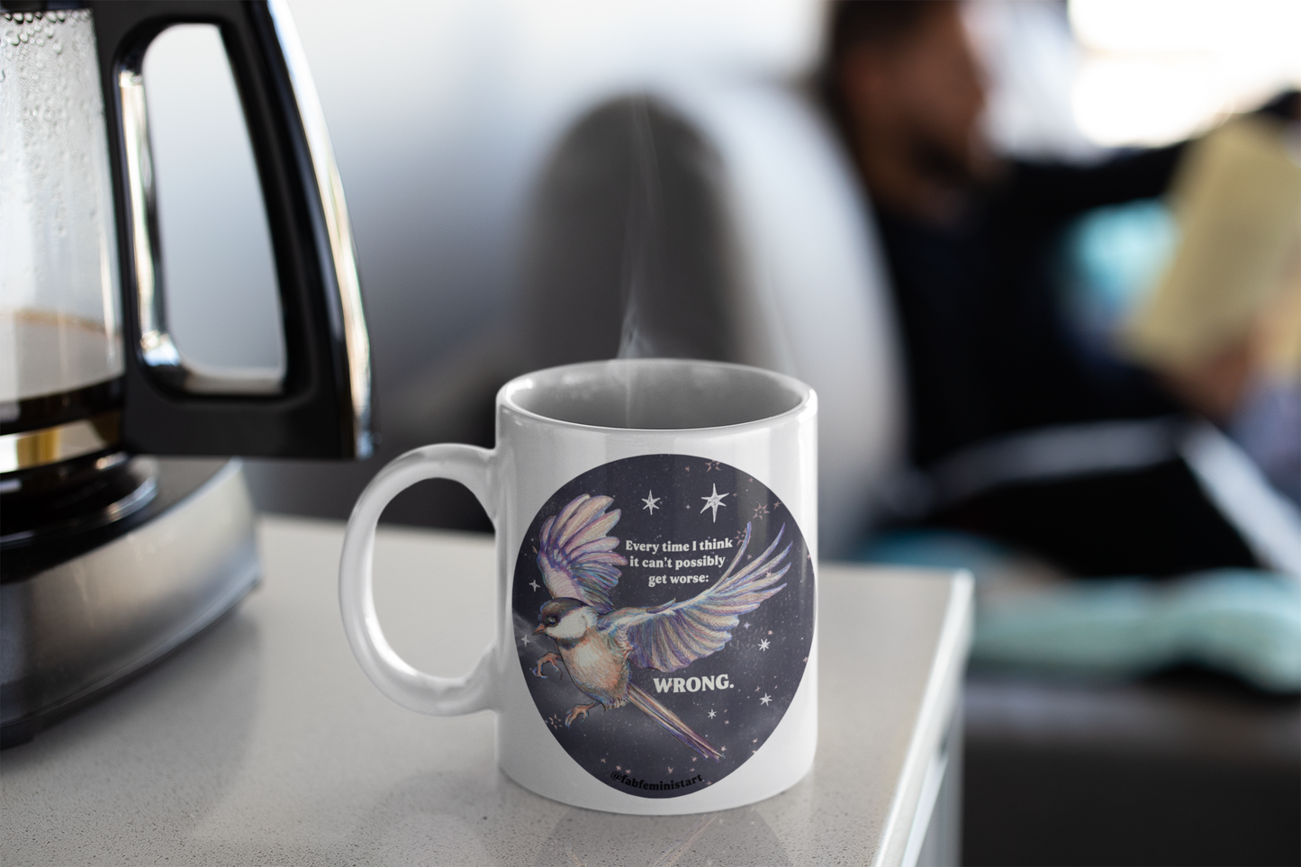 Every time I think it can't possibly get worse, WRONG: Feminist Mug