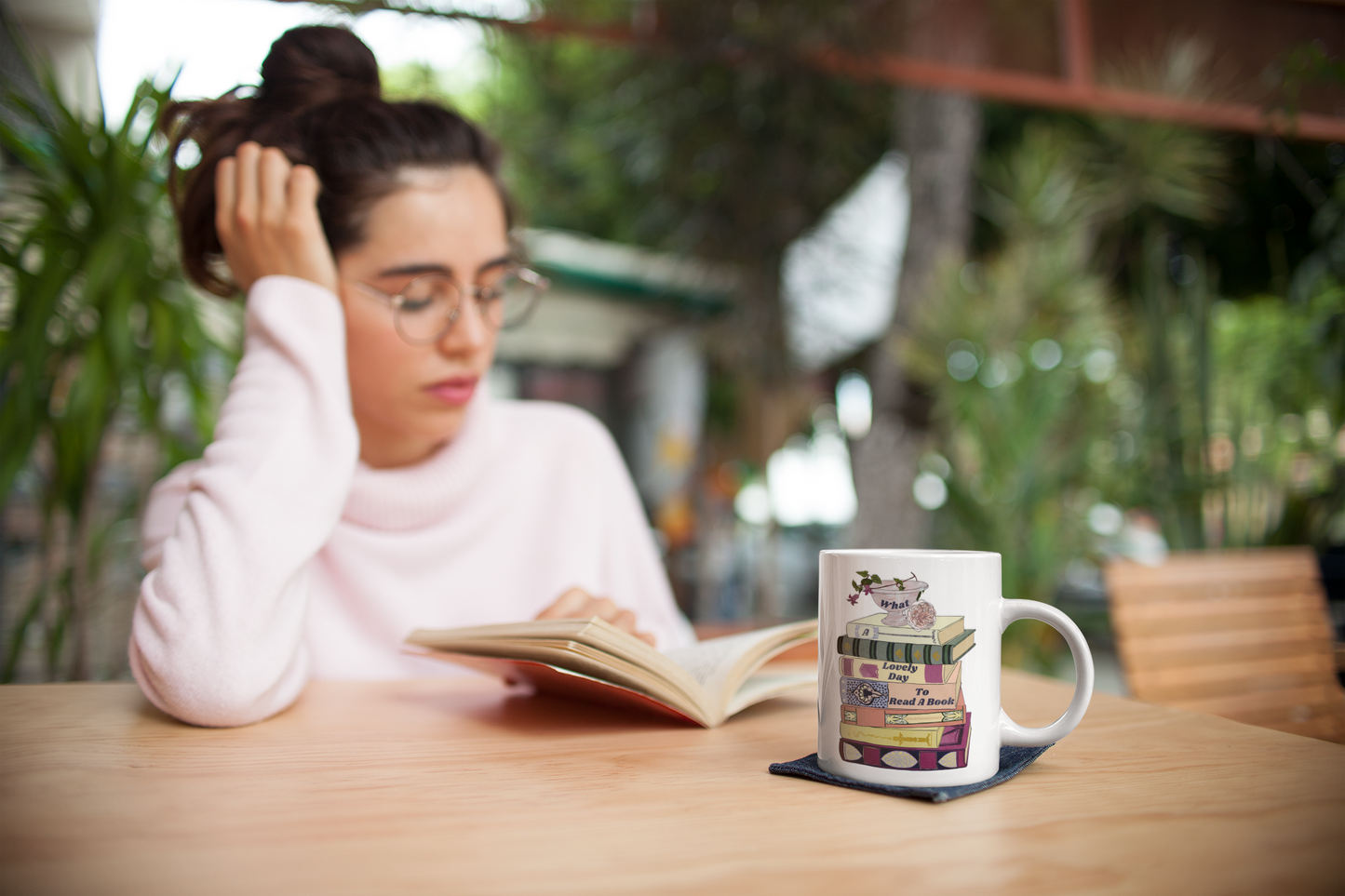 What A Lovely Day To Read A Book: Bookish Mug