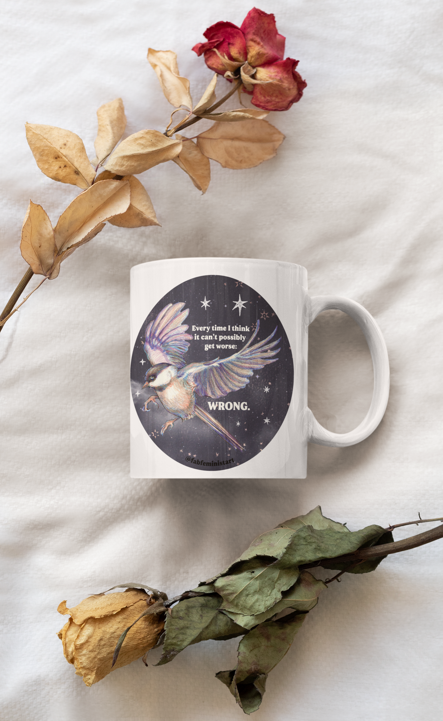 Every time I think it can't possibly get worse, WRONG: Feminist Mug