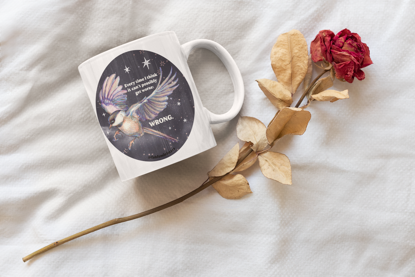 Every time I think it can't possibly get worse, WRONG: Feminist Mug