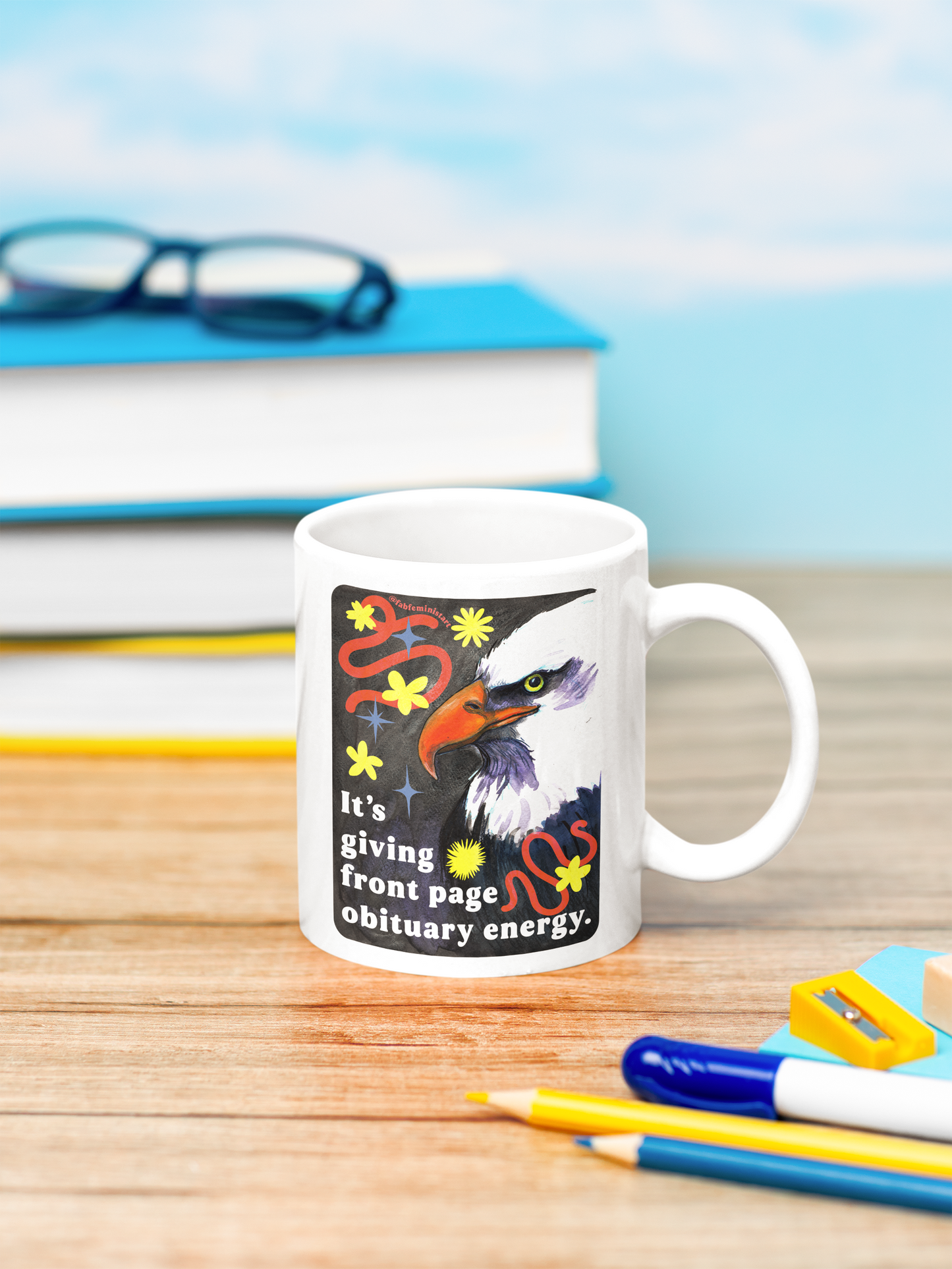 It's giving front page obituary energy: Feminist Mug