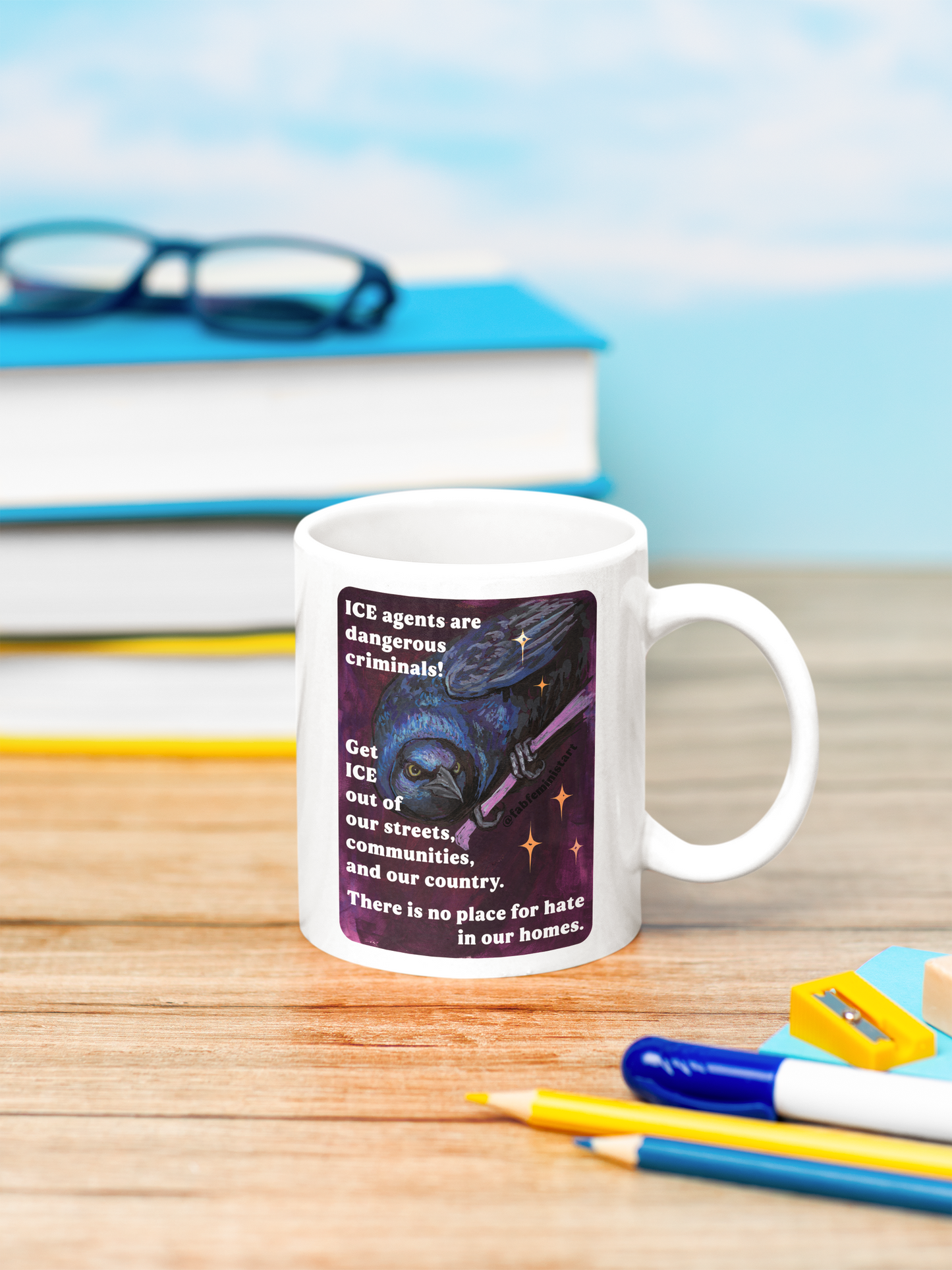 ICE agents are dangerous criminals: Feminist Mugs