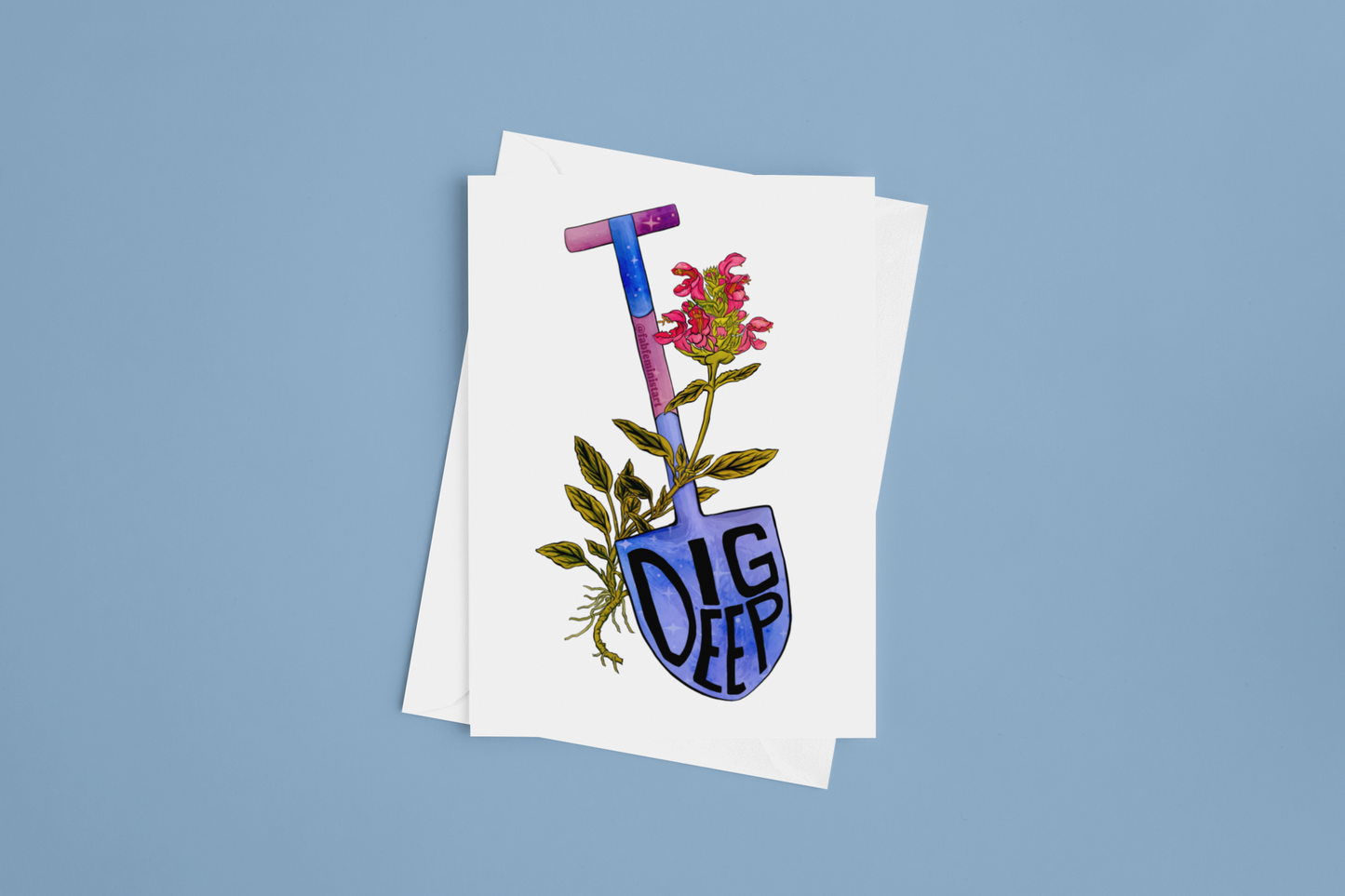 Dig Deep: Mental Health Art Print