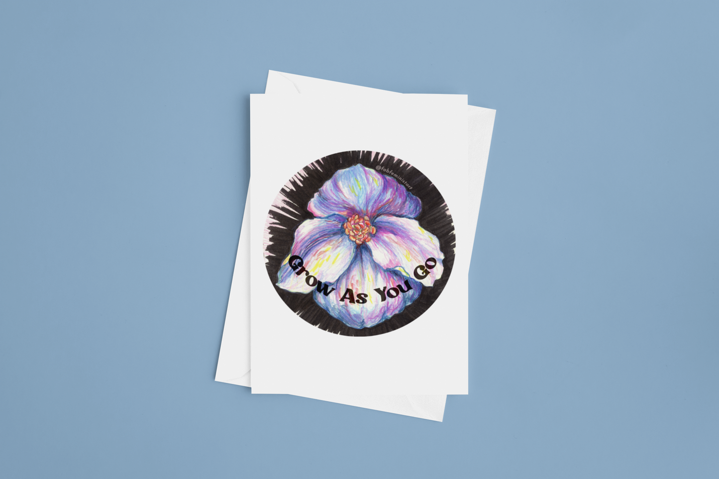 Grow As You Go: Mental Health Art Print