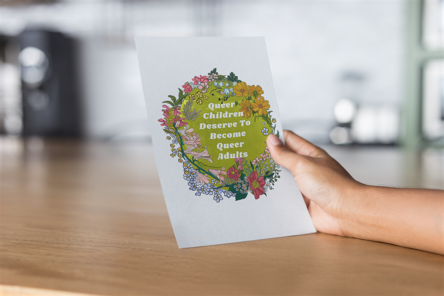 Queer Children Deserve To Become Queer Adults: lgbt pride print