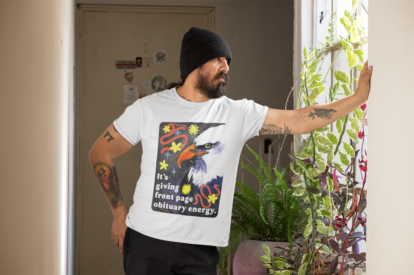 It's giving front page obituary energy: Feminist Shirt
