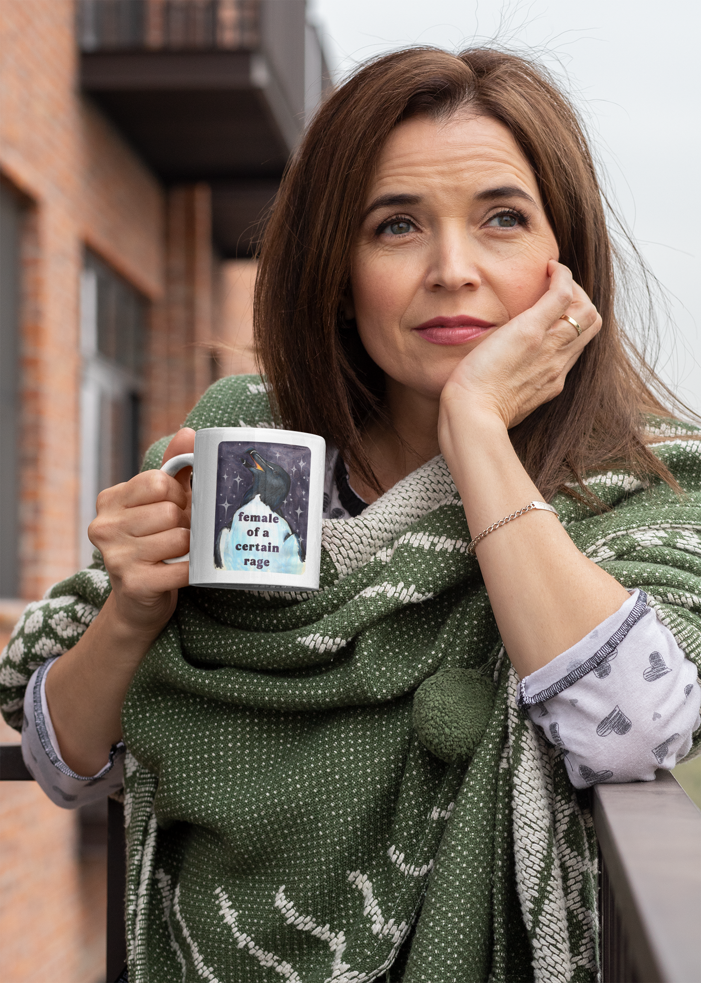 female of a certain rage: feminist mug