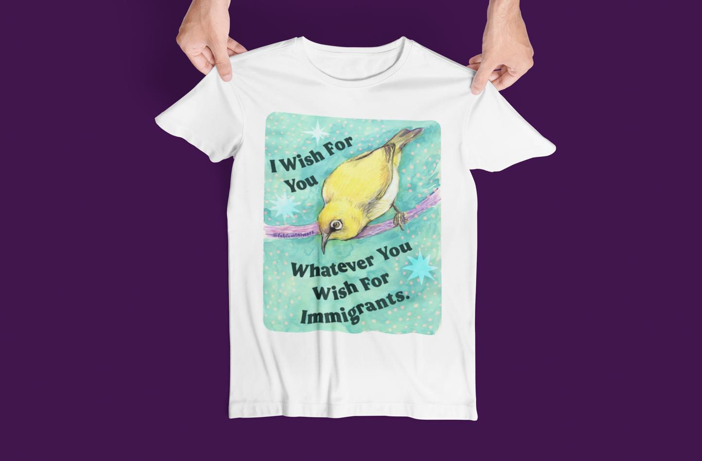I Wish For You T-Shirt, Inspirational Tee, Gift for Immigrants, Unisex Softstyle Shirt, Nature Lover Apparel