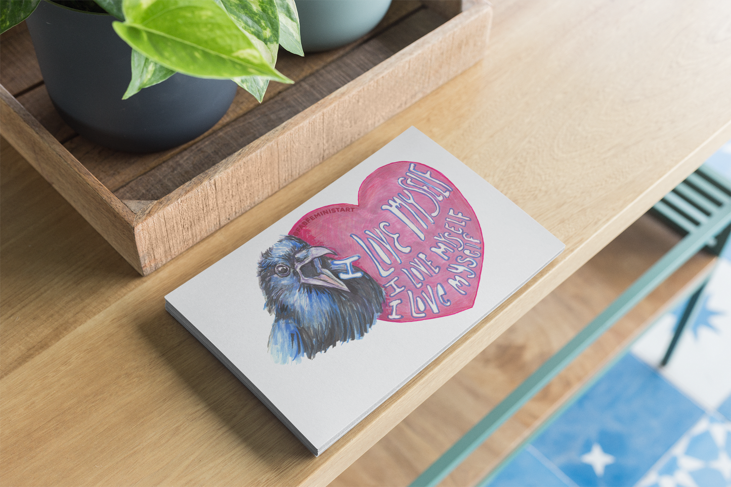 I Love Myself I Love Myself I Love Myself: Mental Health Print