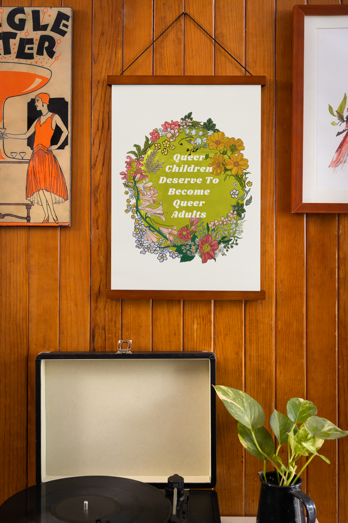 Queer Children Deserve To Become Queer Adults: lgbt pride print