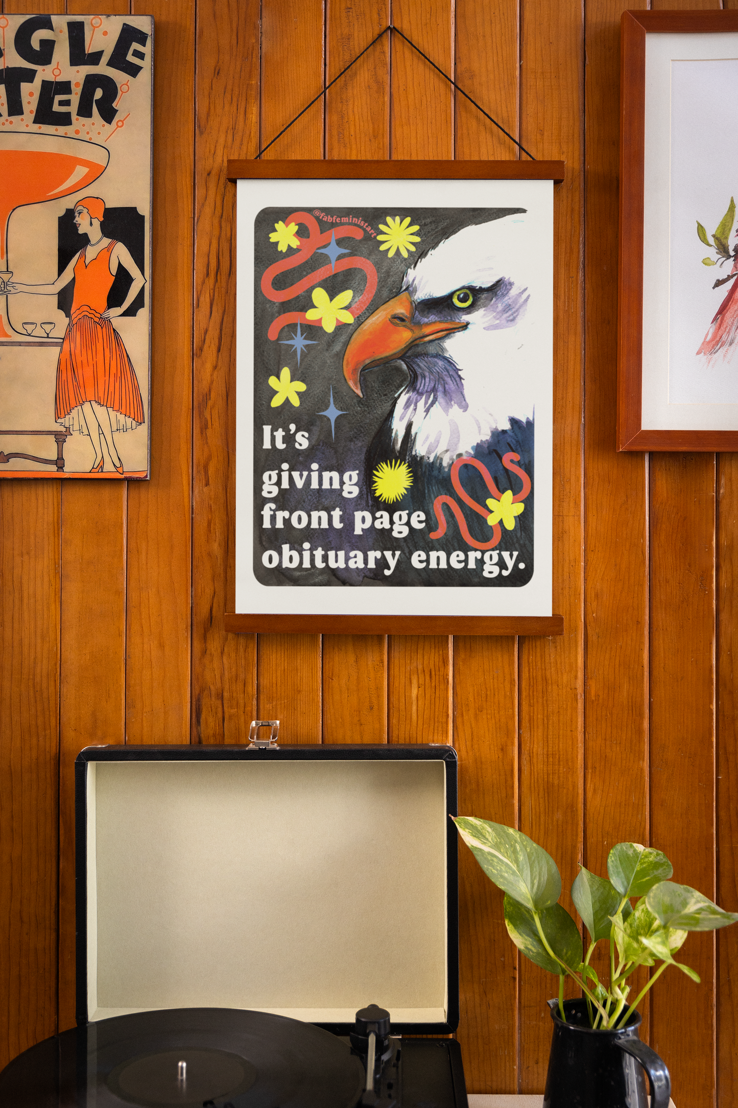 It's giving front page obituary energy: Feminist Print