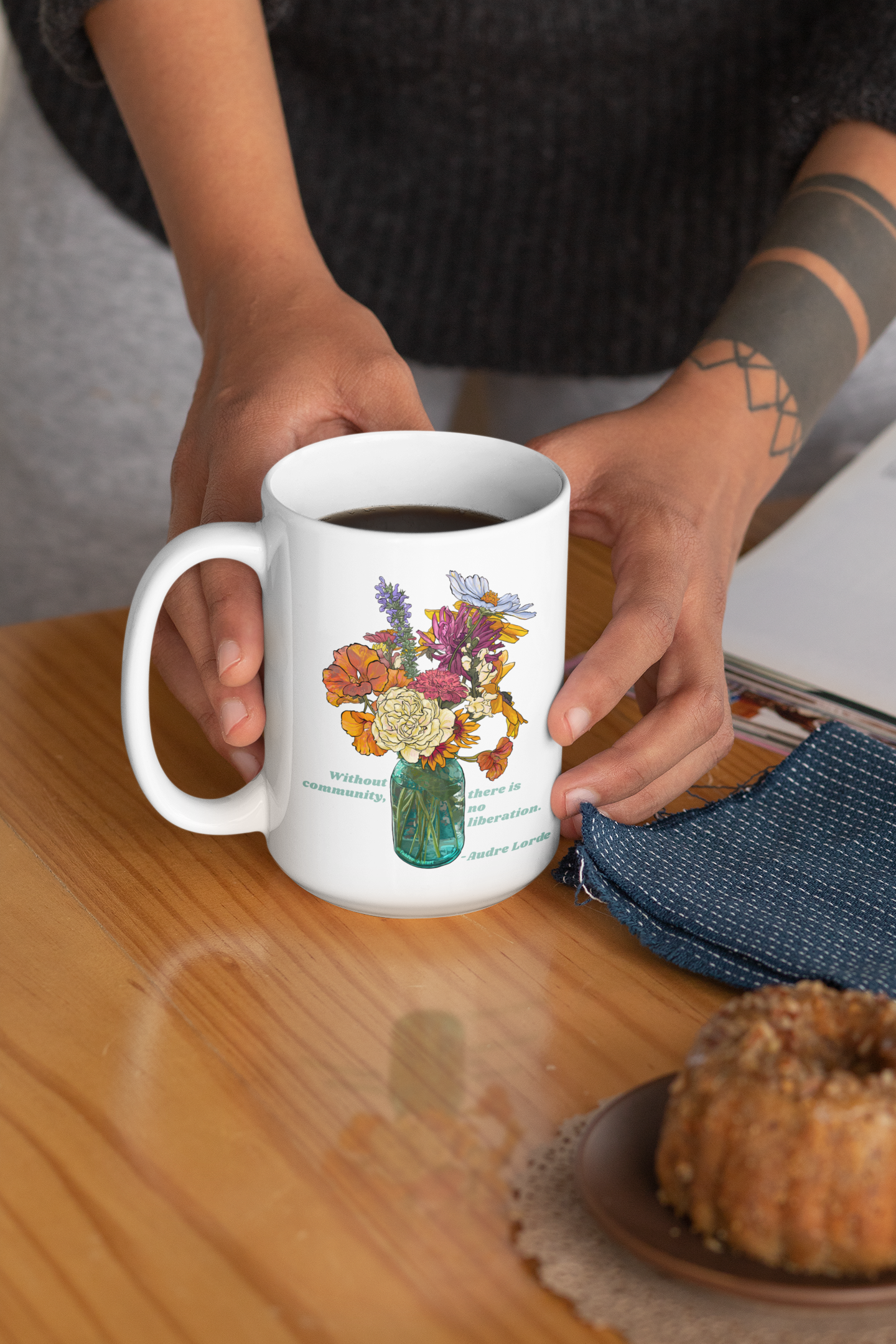 Without Community There Is No Liberation, Audre Lorde: Feminist Mug