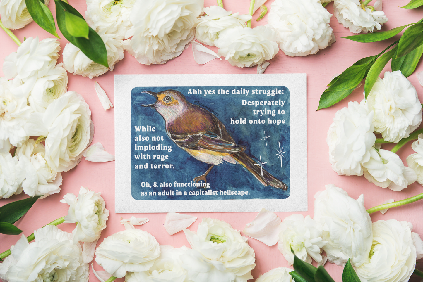 Ahh yes the daily struggle: Mental Health Art