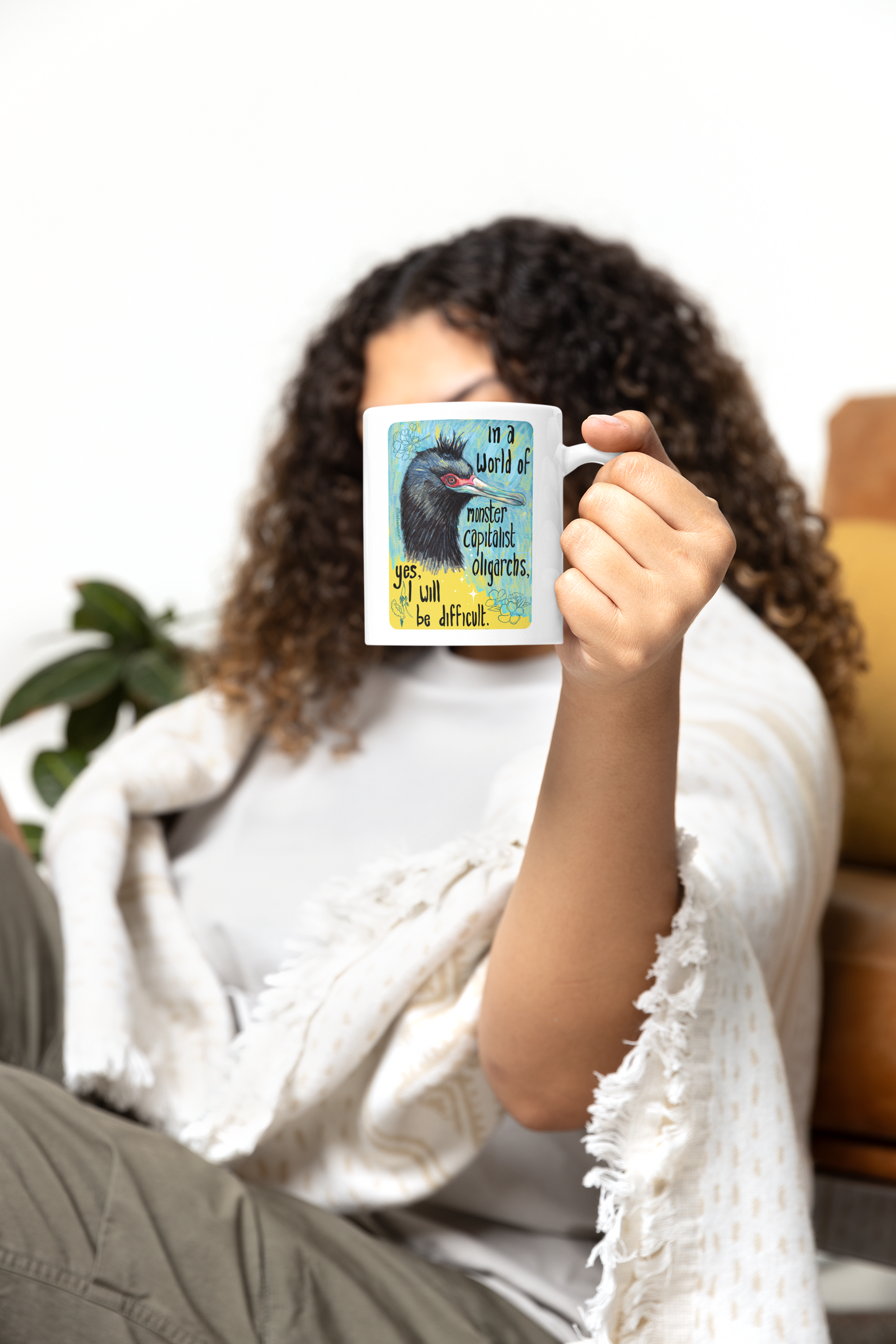 In a world of monster capitalist oligarchs, yes, I will be difficult: Feminist Mug