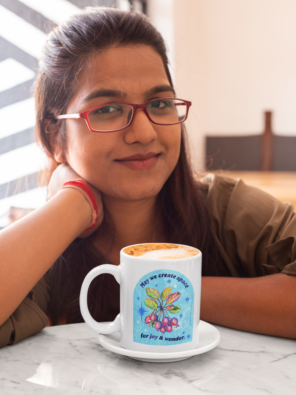 May we create space for joy and wonder: feminist mug