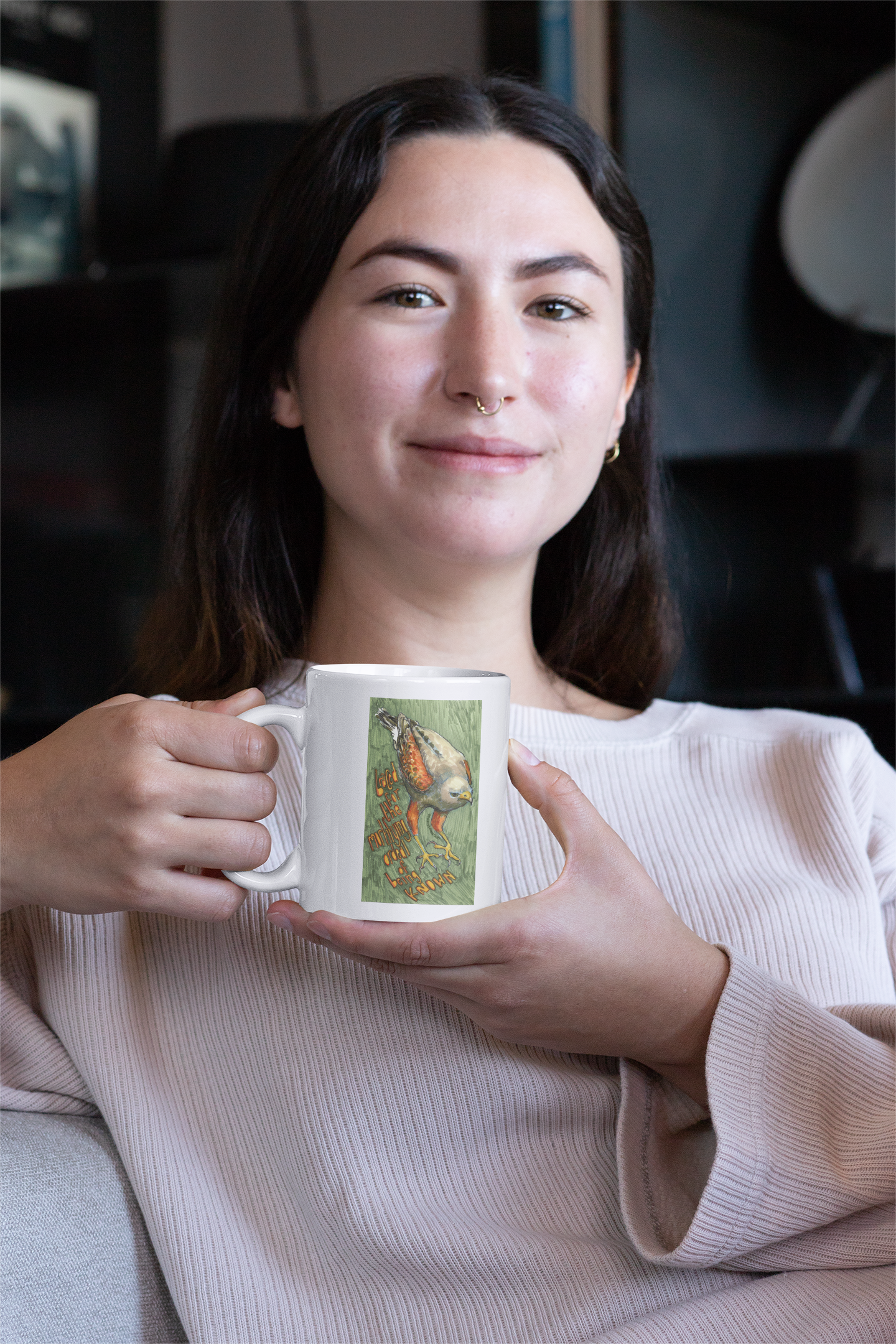 Braced For The Mortifying Ordeal Of Being Known: Mental Health Mug