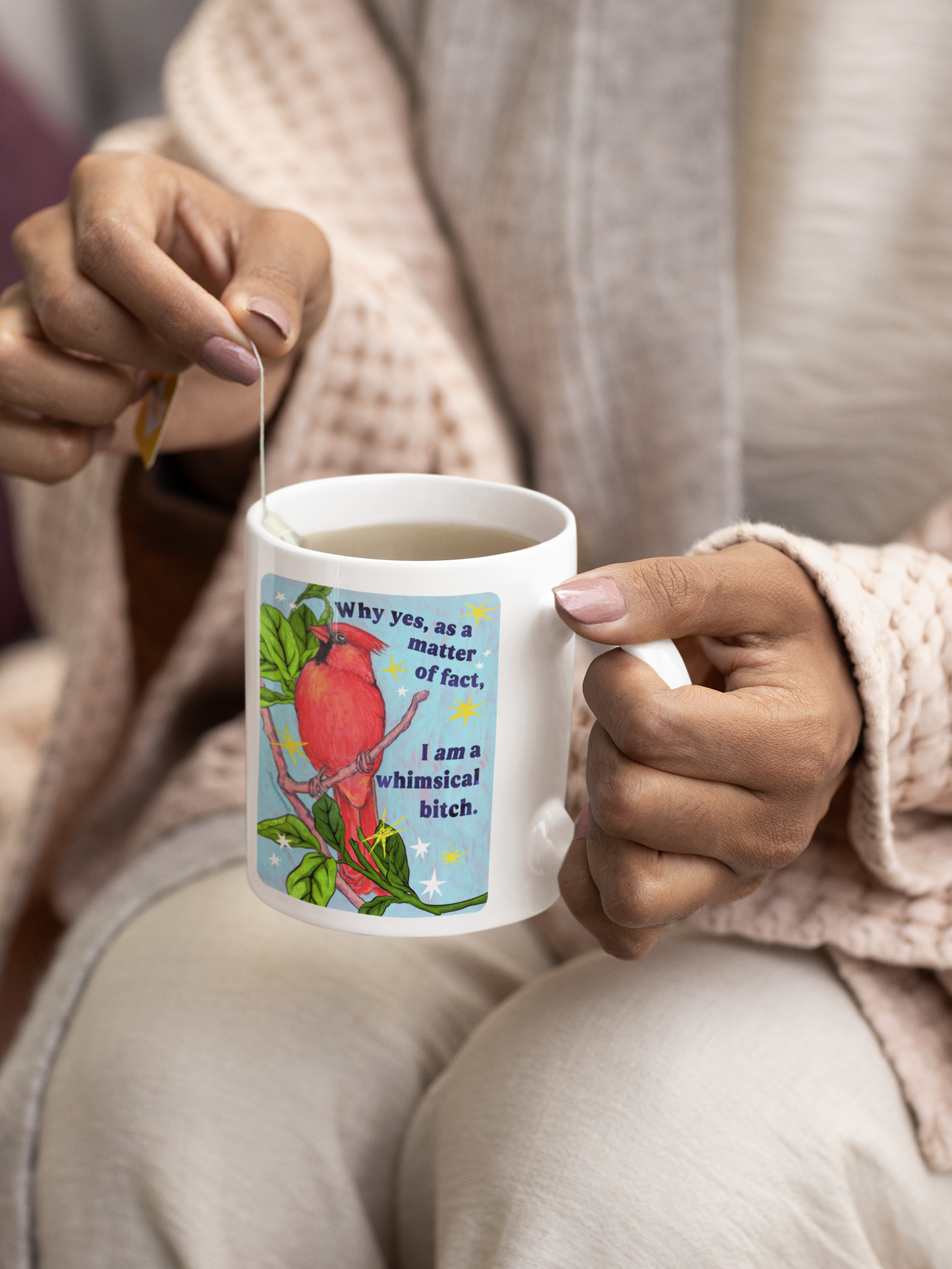 Why yes, as a matter of fact, I *am* a whimsical bitch: feminist mug