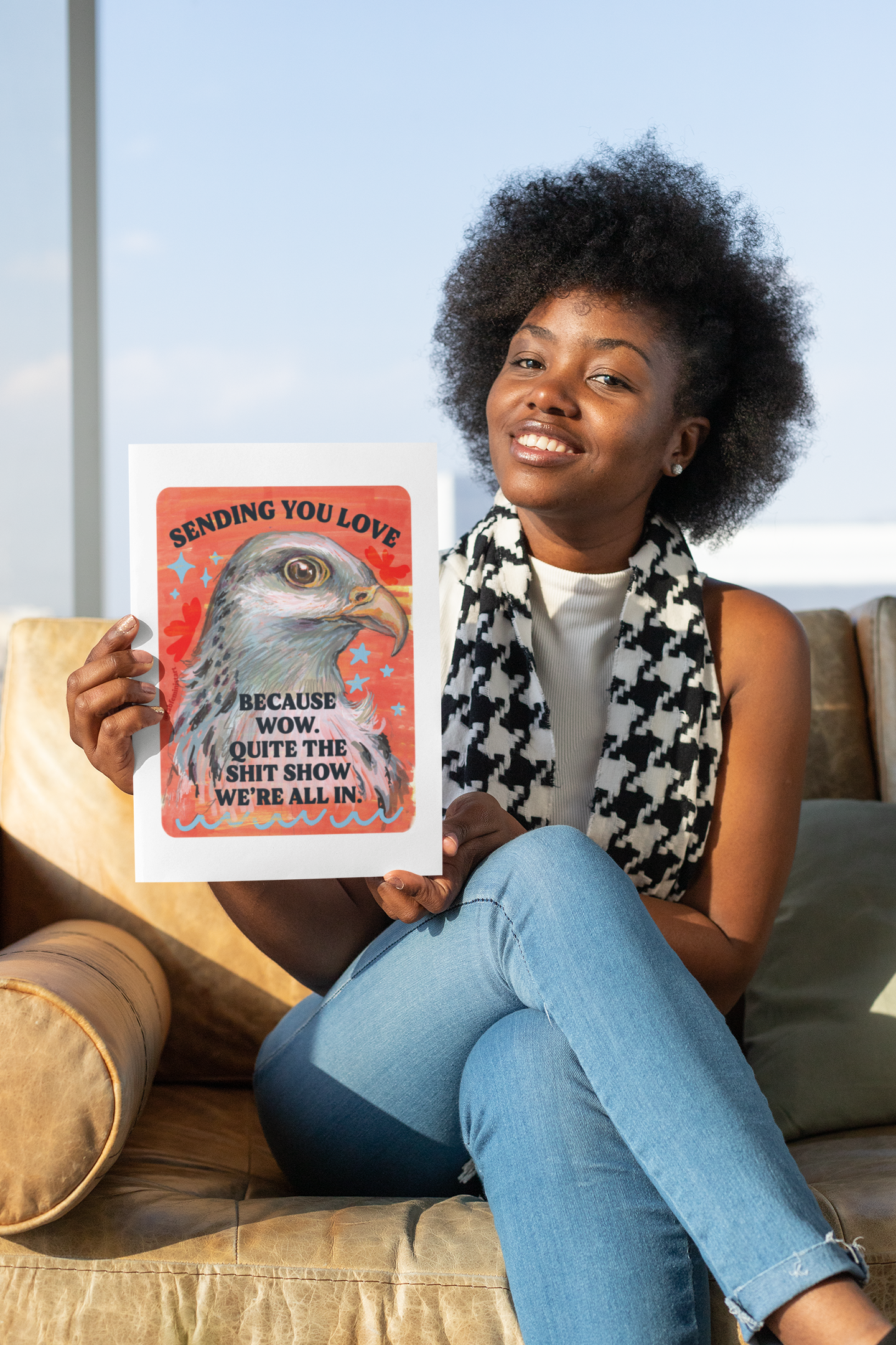 Sending you love because wow. Quite the shit show we're all in: Feminist print