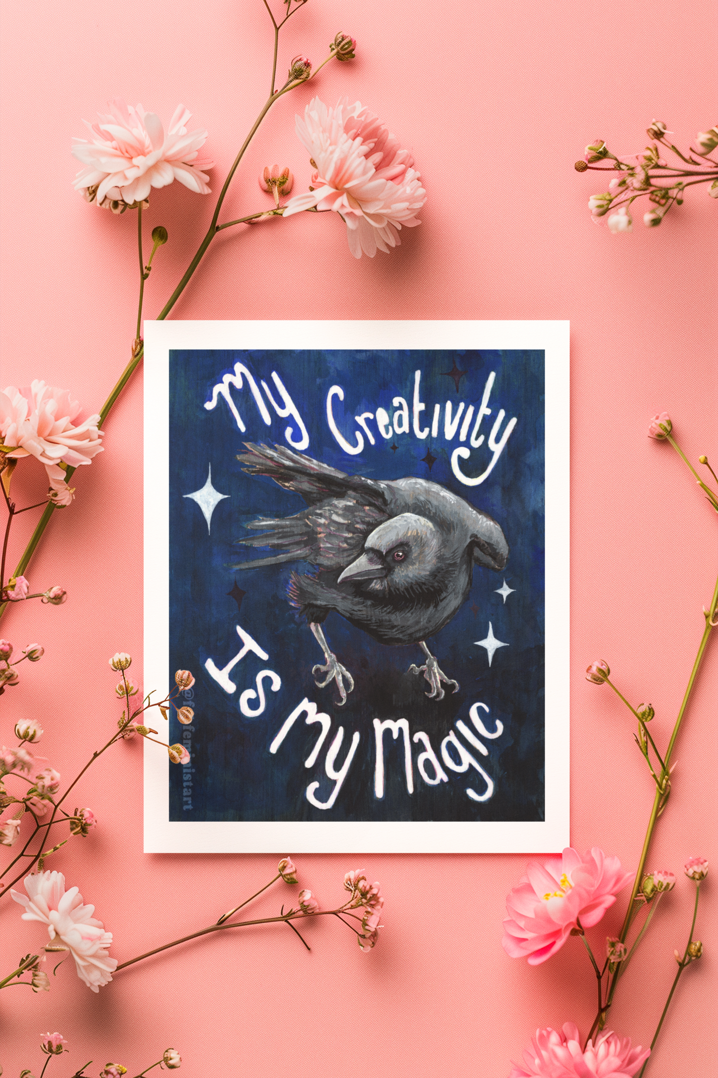 My Creativity Is My Magic: Feminist Art Print