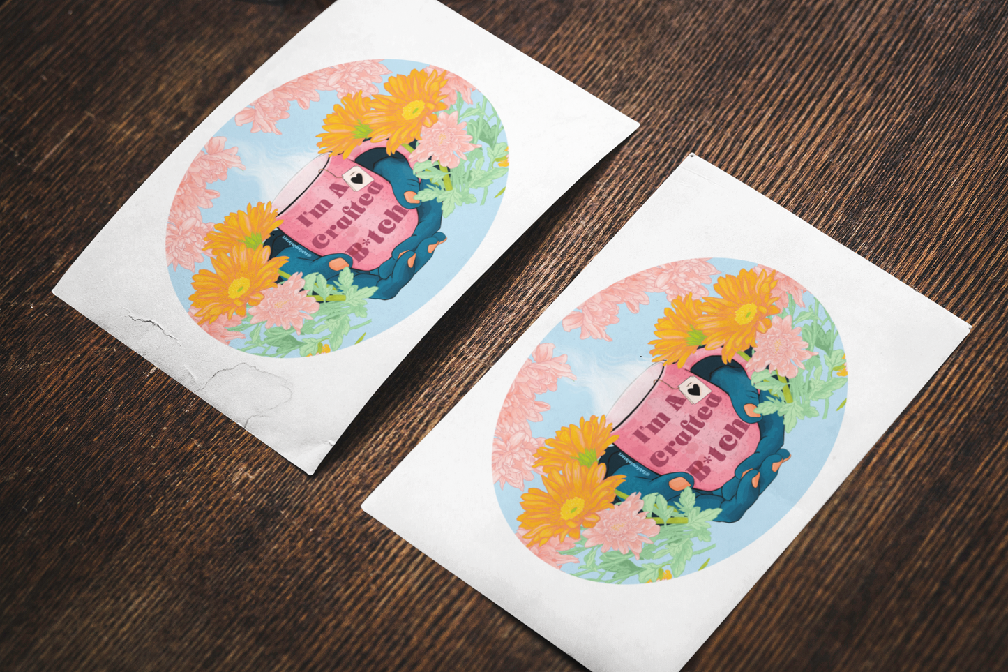 I'm A Craftea B*tch: Feminist Art Print