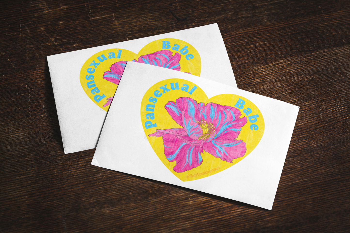Pansexual Babe: Queer Pride Art