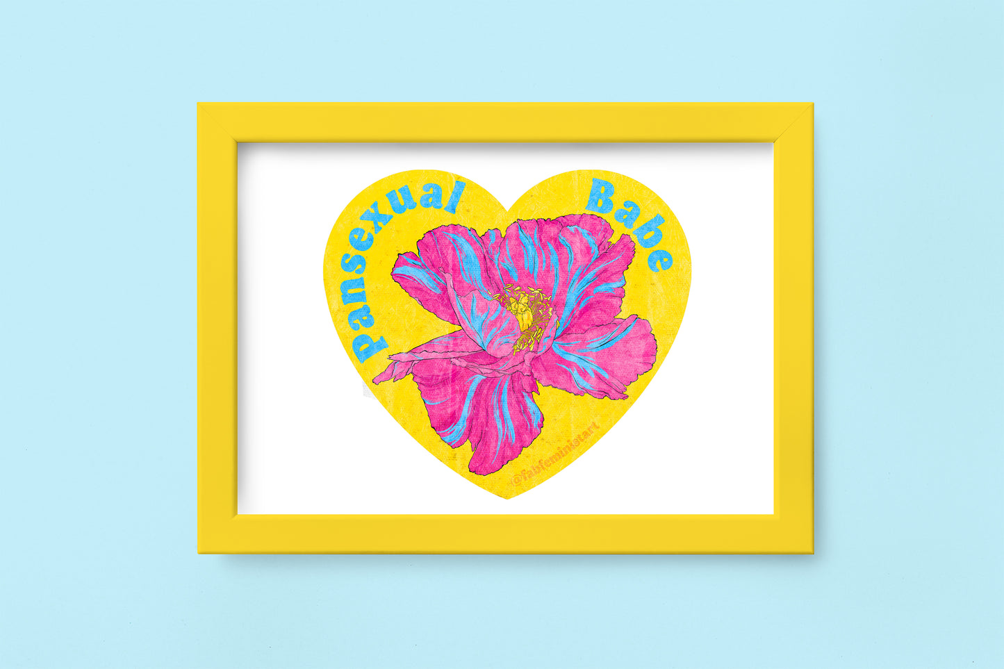 Pansexual Babe: Queer Pride Art