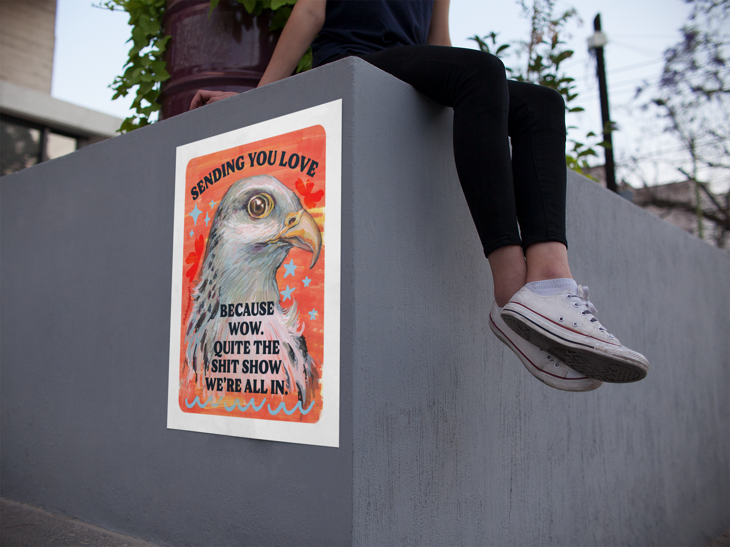 Sending you love because wow. Quite the shit show we're all in: Feminist print