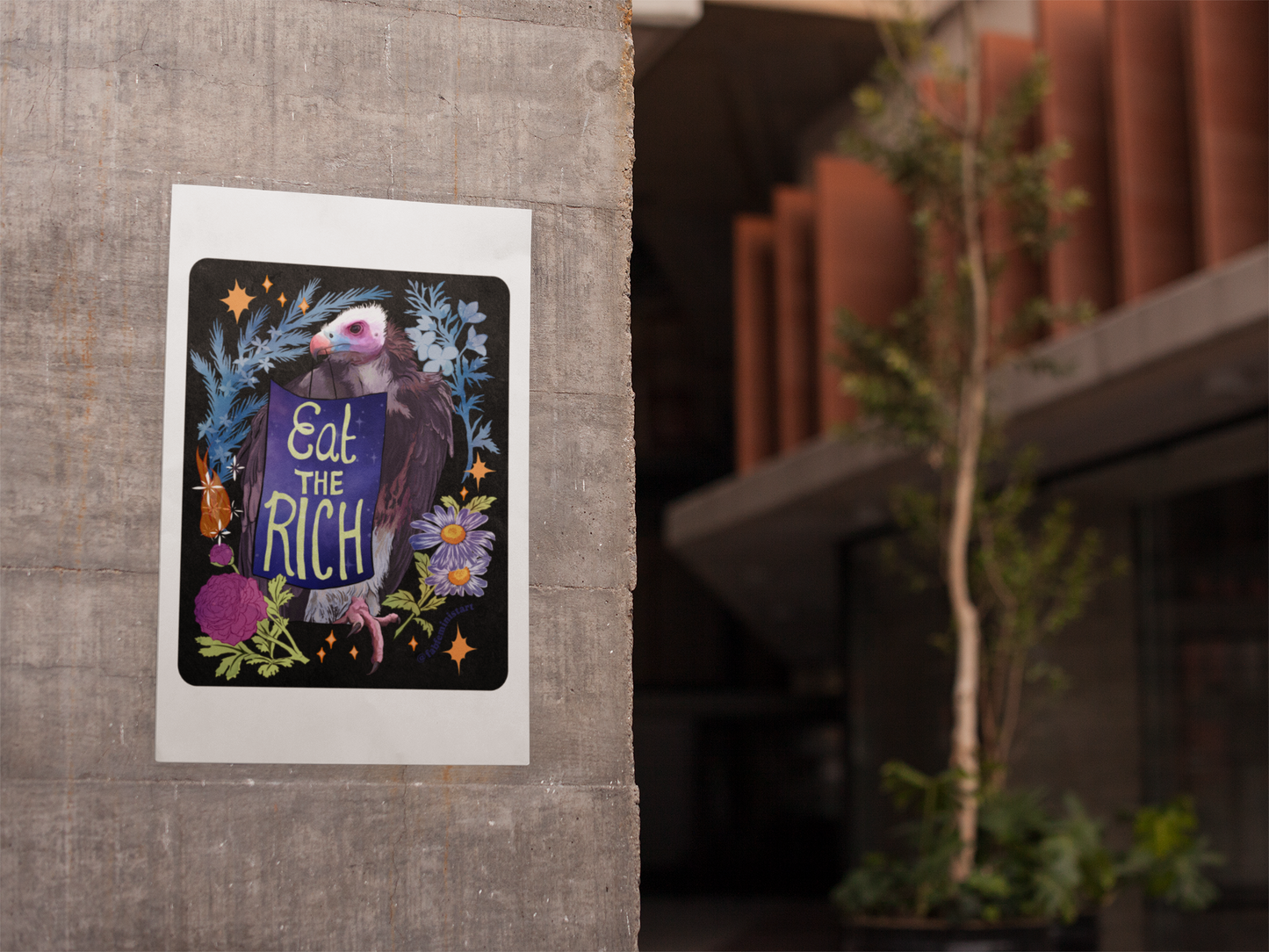 Eat The Rich: Feminist Art Print