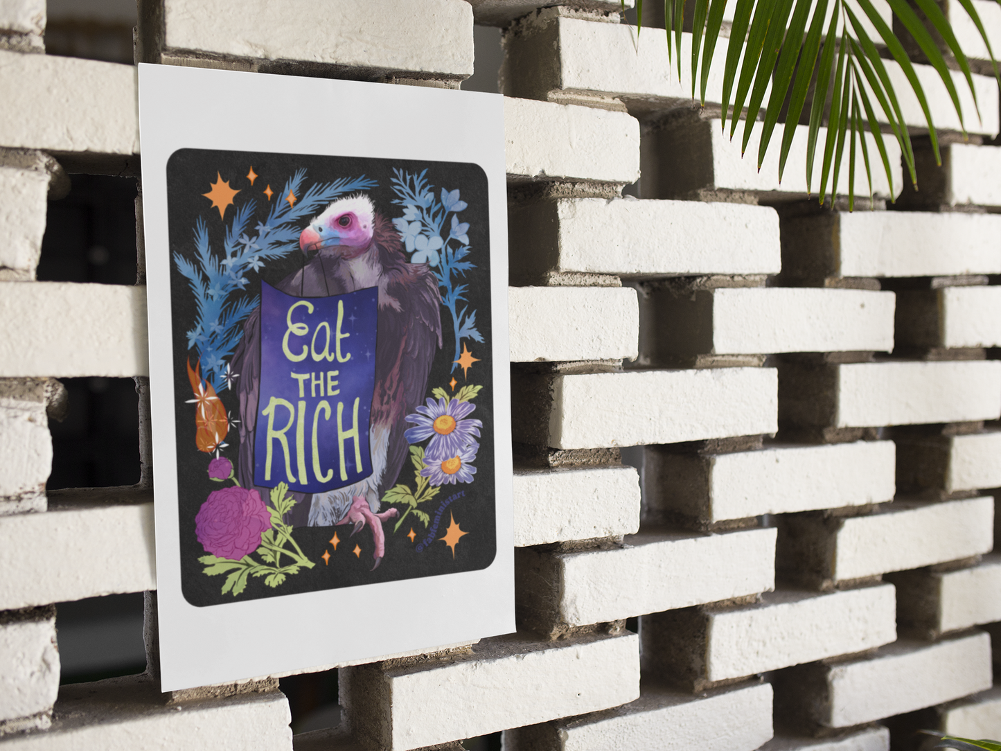 Eat The Rich: Feminist Art Print